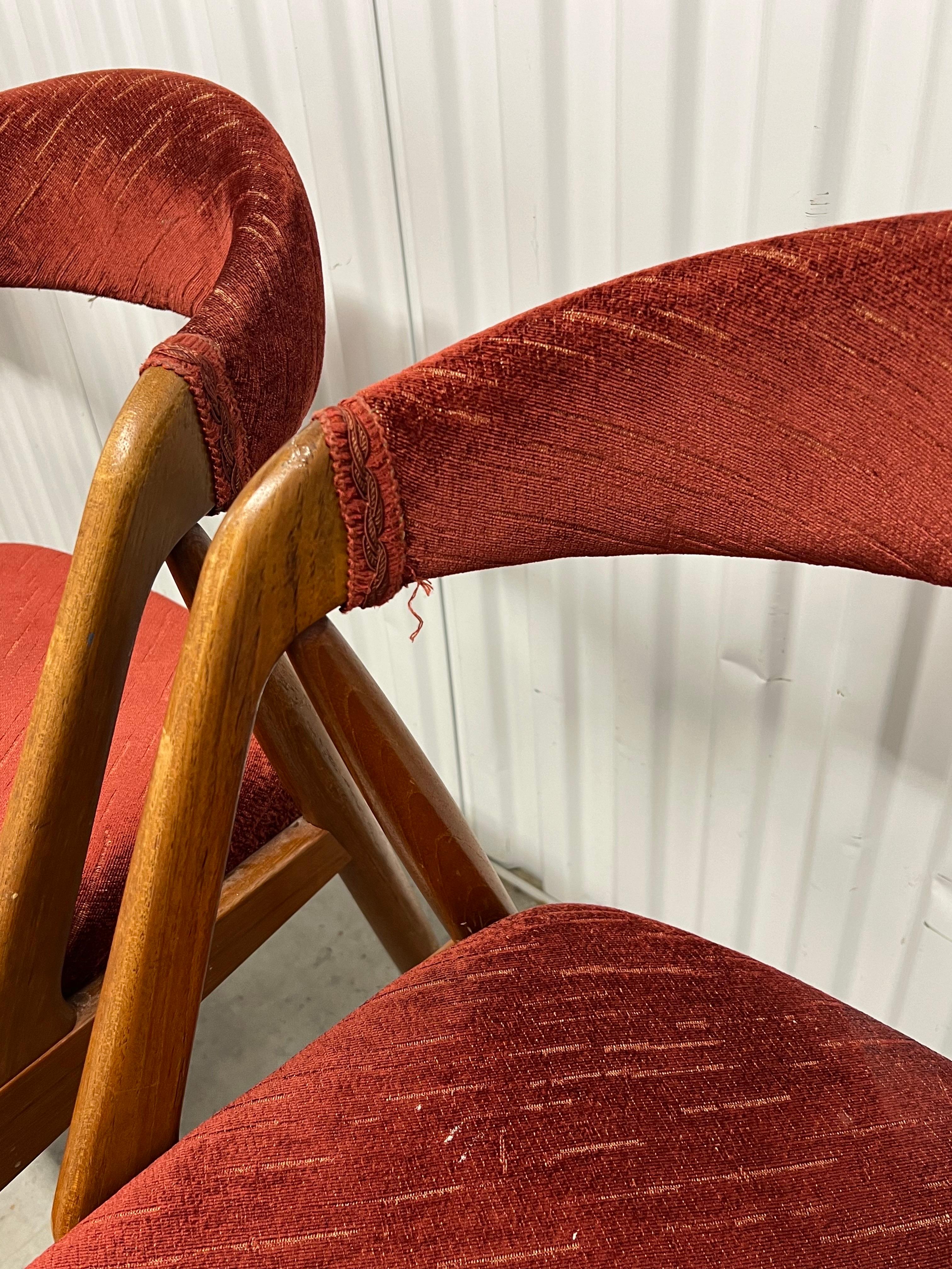 Kai Kristiansen Mid Century Danish Model 31 Teak Dining Chairs - Set of 6 3