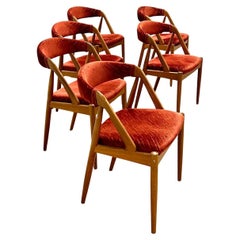 Kai Kristiansen Mid Century Danish Model 31 Teak Dining Chairs - Set of 6