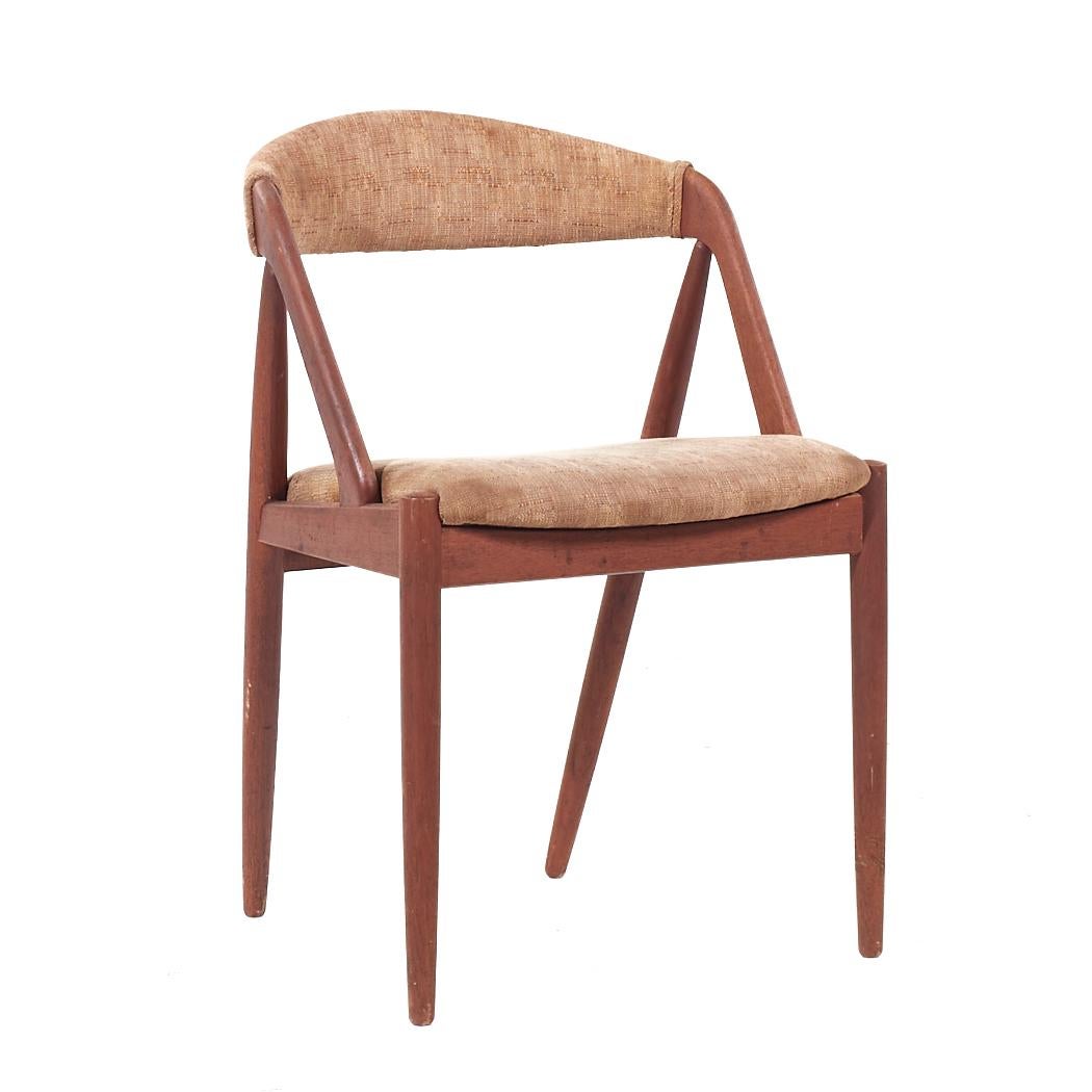 Danese Kai Kristiansen - Sedie da pranzo in teak modello 31, metà secolo, danese - Set di 8 sedie in vendita