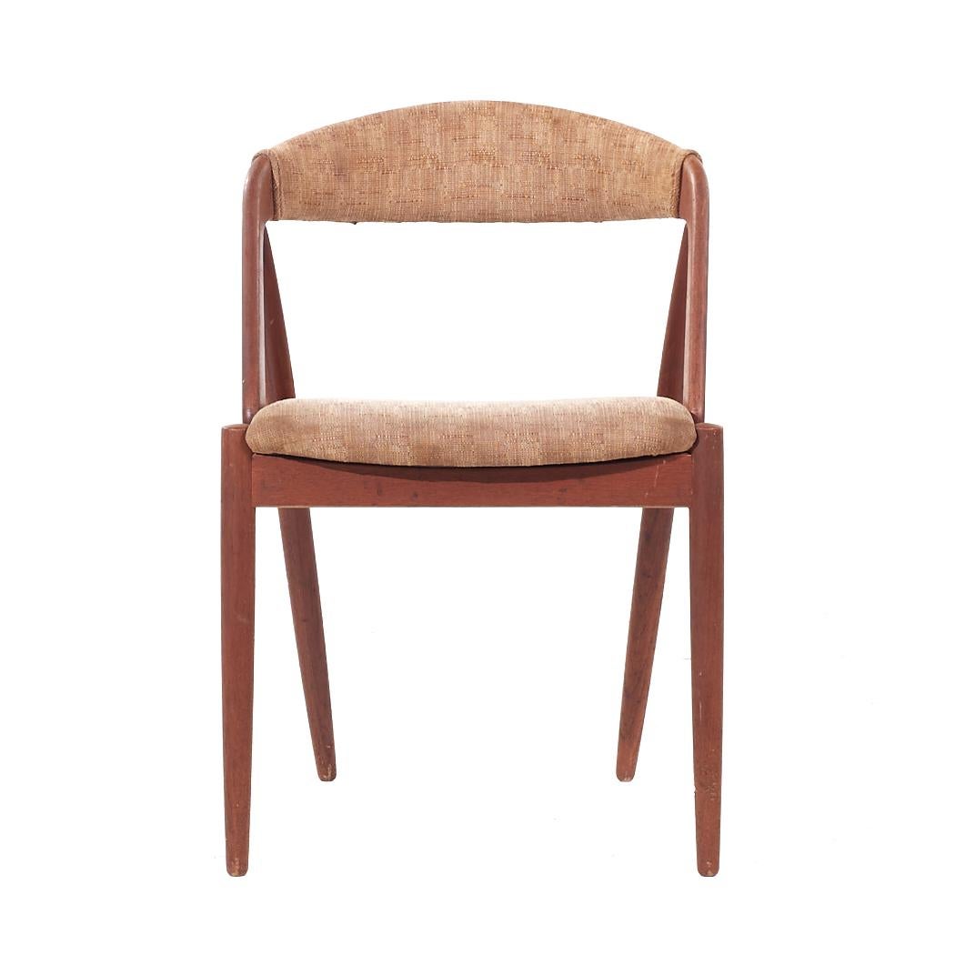 Kai Kristiansen - Sedie da pranzo in teak modello 31, metà secolo, danese - Set di 8 sedie In condizioni buone in vendita a Countryside, IL