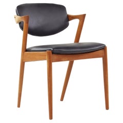 Kai Kristiansen Mid Century Danish Teak Z Dining Chair