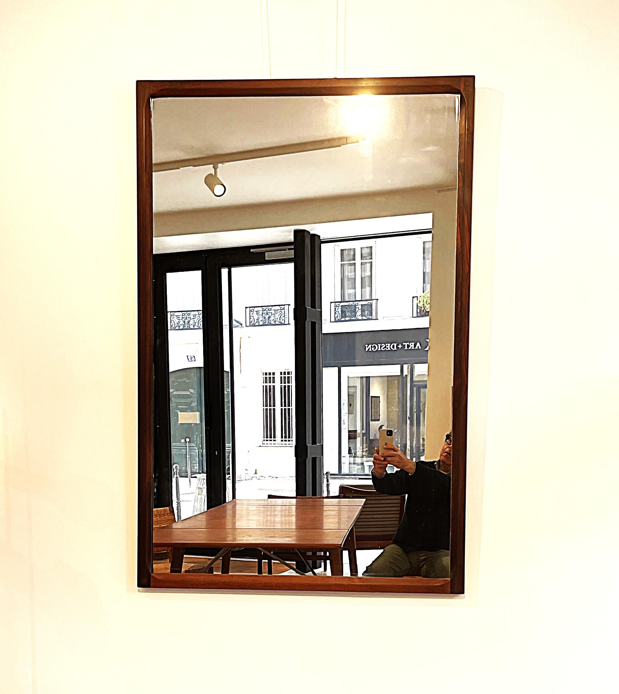 Rosewood Kai Kristiansen mirror For Sale