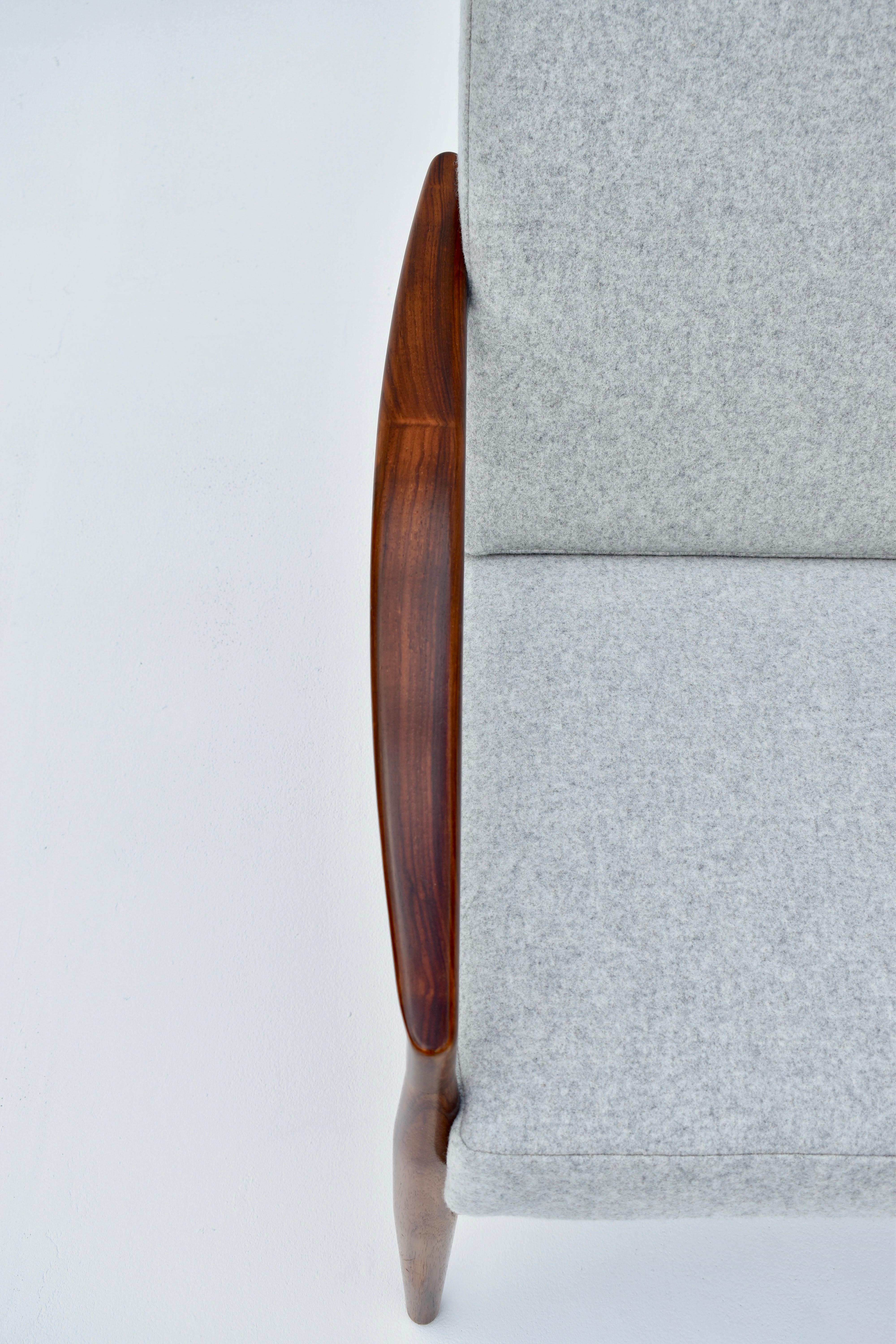 Kai Kristiansen Model 121 'Paperknife' Chair in Rosewood For Magnus Olesen 7