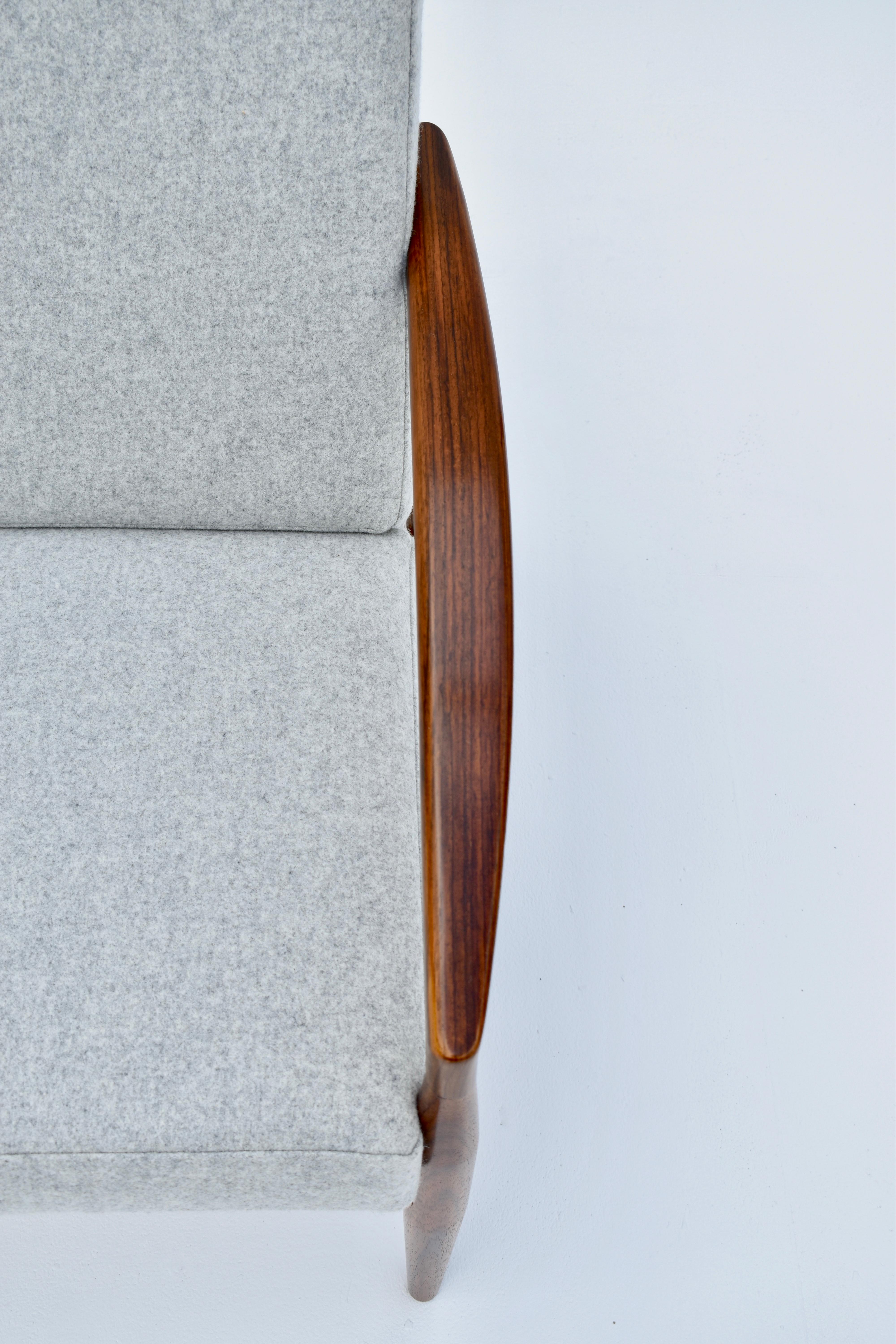 Kai Kristiansen Model 121 'Paperknife' Chair in Rosewood For Magnus Olesen 8