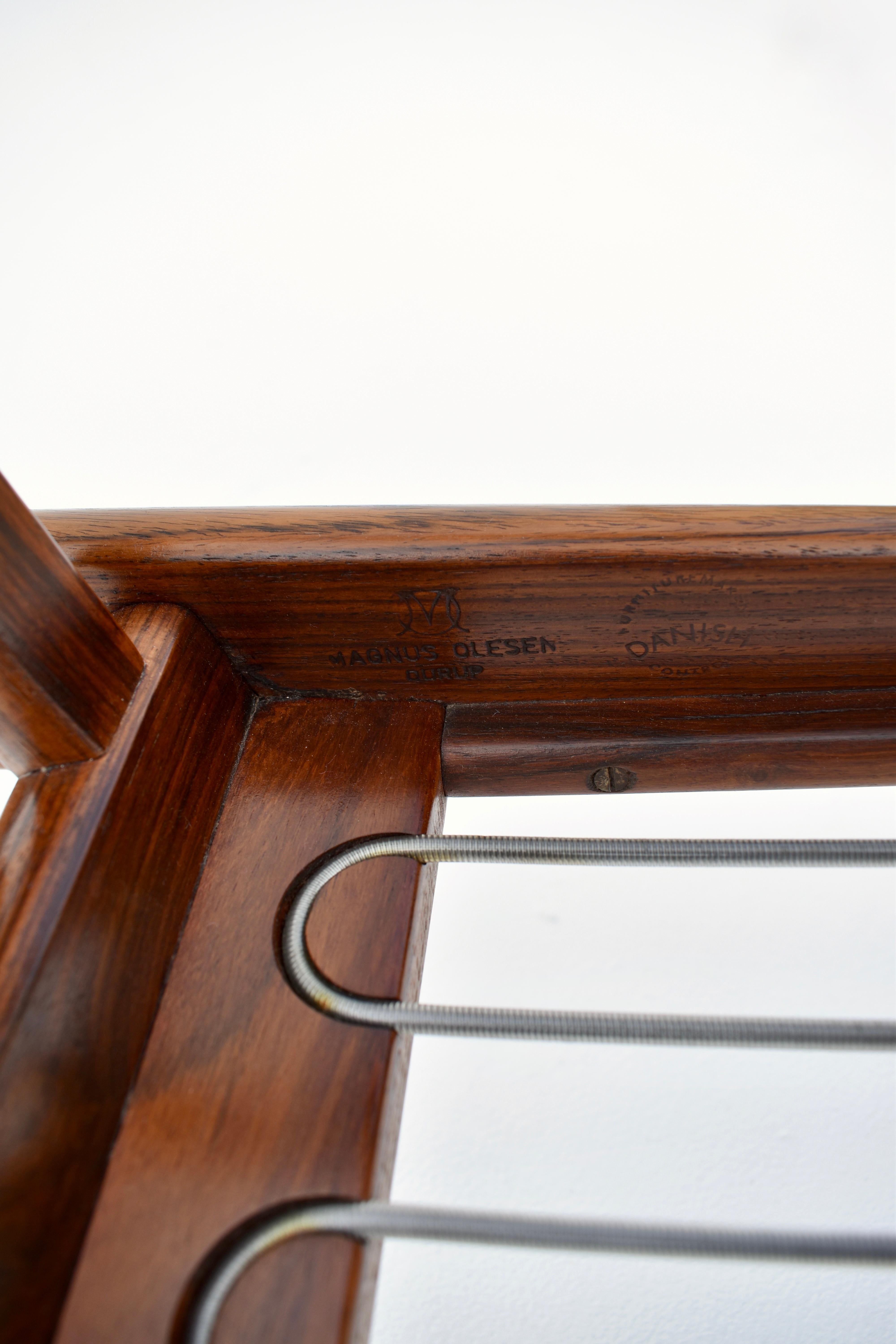 Kai Kristiansen Model 121 'Paperknife' Chair in Rosewood For Magnus Olesen 9