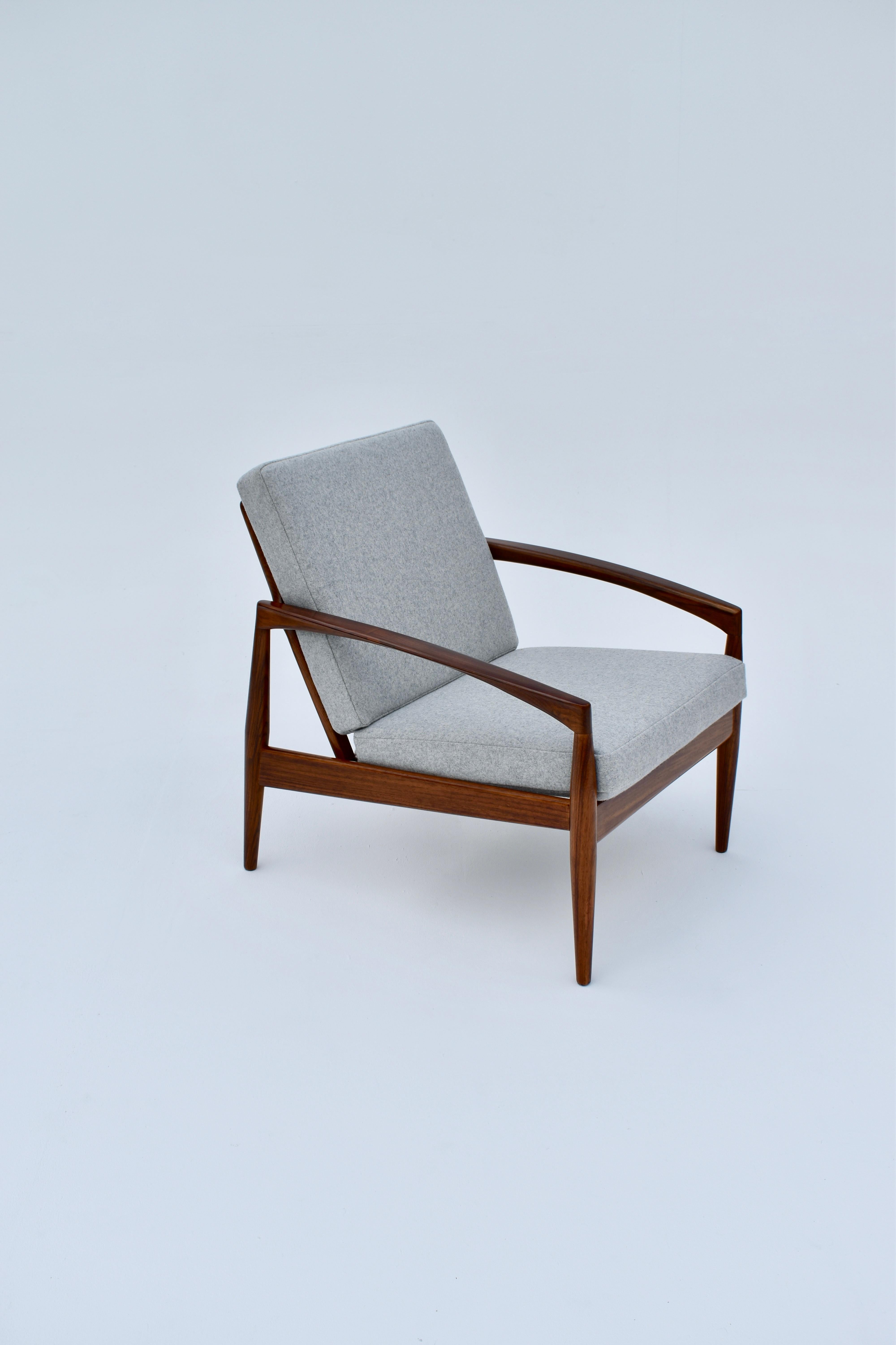 One of Kai Kristiansens most recognizable and celebrated designs. The Paperknife chair designed in 1956 has long been a favourite item for us to stock. It is an exceptionally handsome chair and very much deserves the design classic status it has now