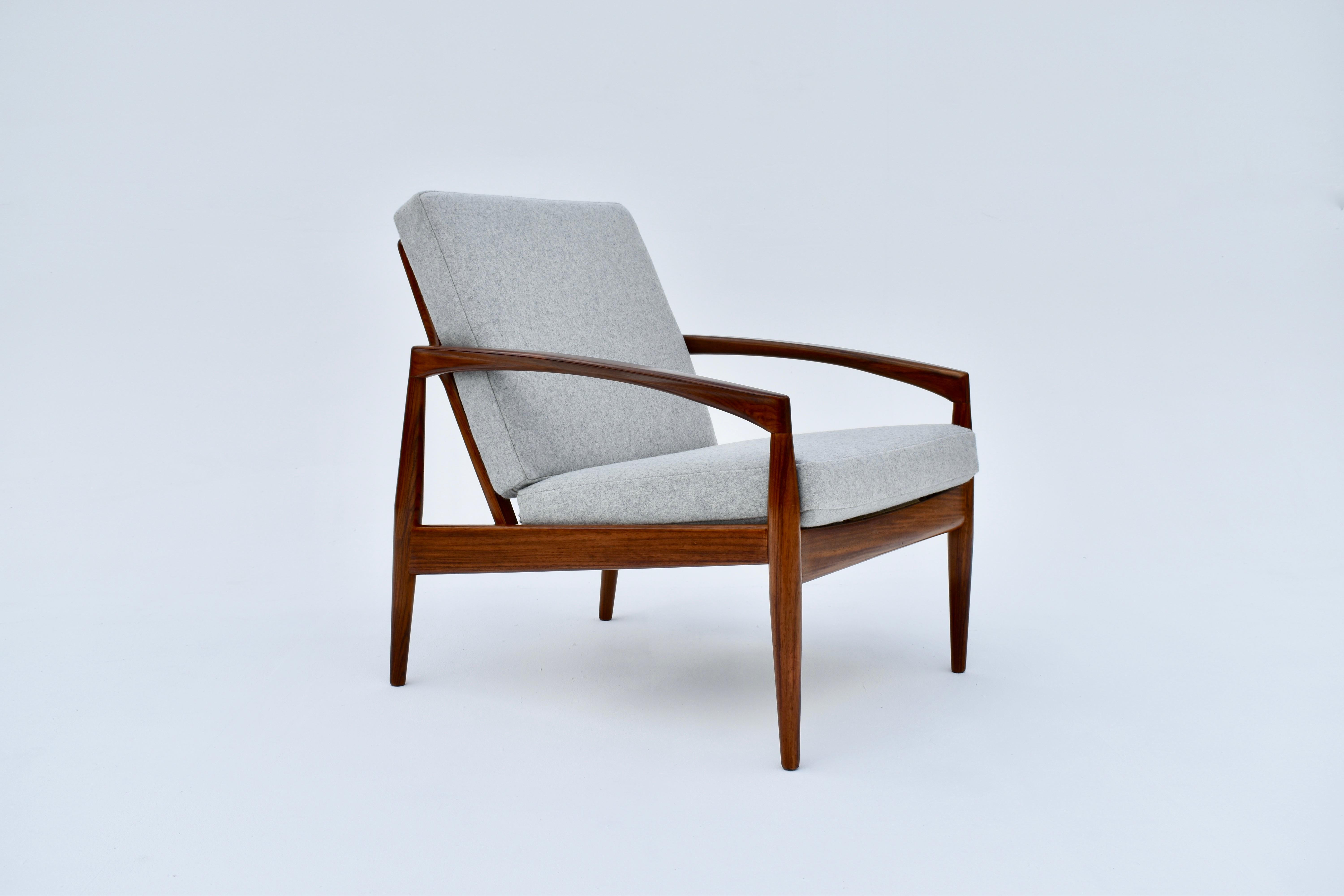 Scandinavian Modern Kai Kristiansen Model 121 'Paperknife' Chair in Rosewood For Magnus Olesen