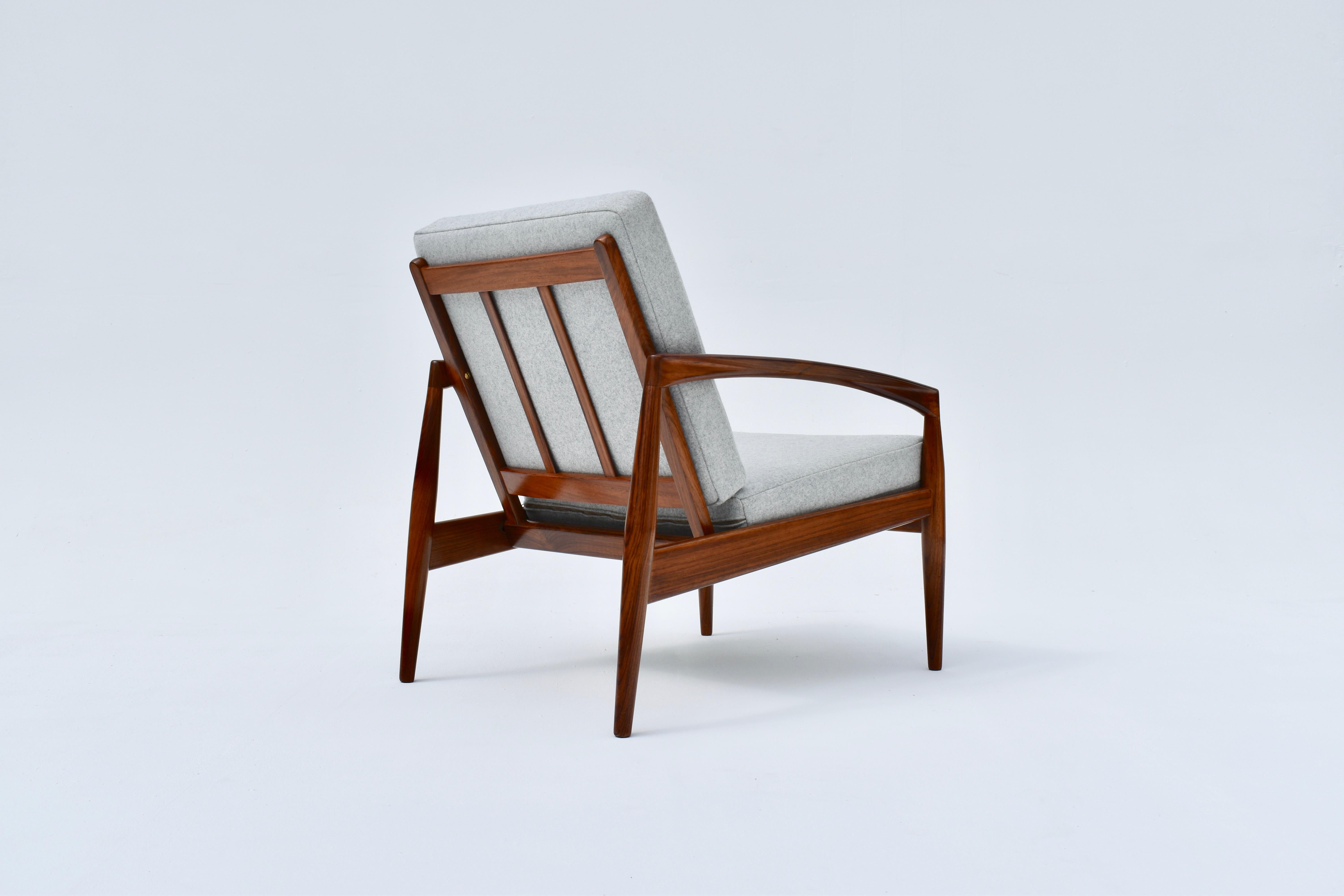 Kai Kristiansen Model 121 'Paperknife' Chair in Rosewood For Magnus Olesen In Good Condition In Shepperton, Surrey