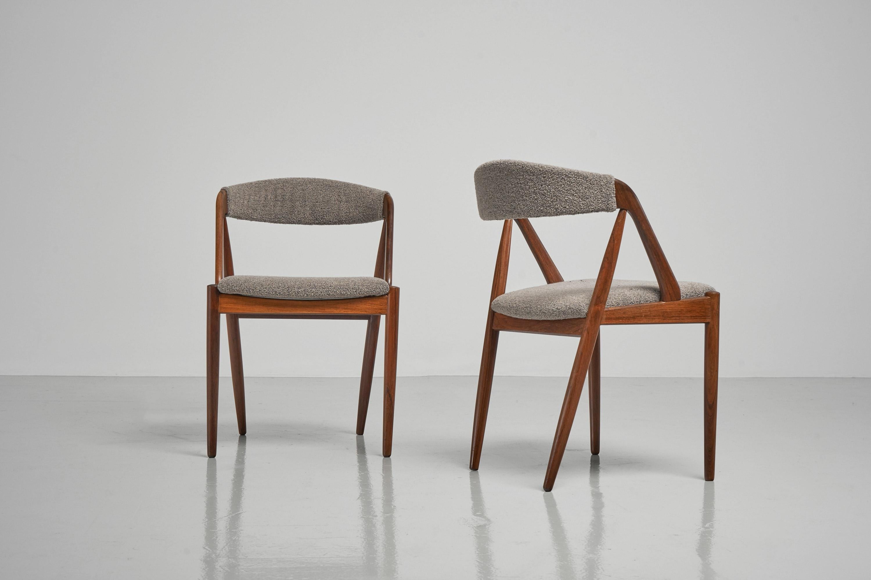 Kai Kristiansen Model 31 Chairs Schou Andersen, Denmark, 1956 4