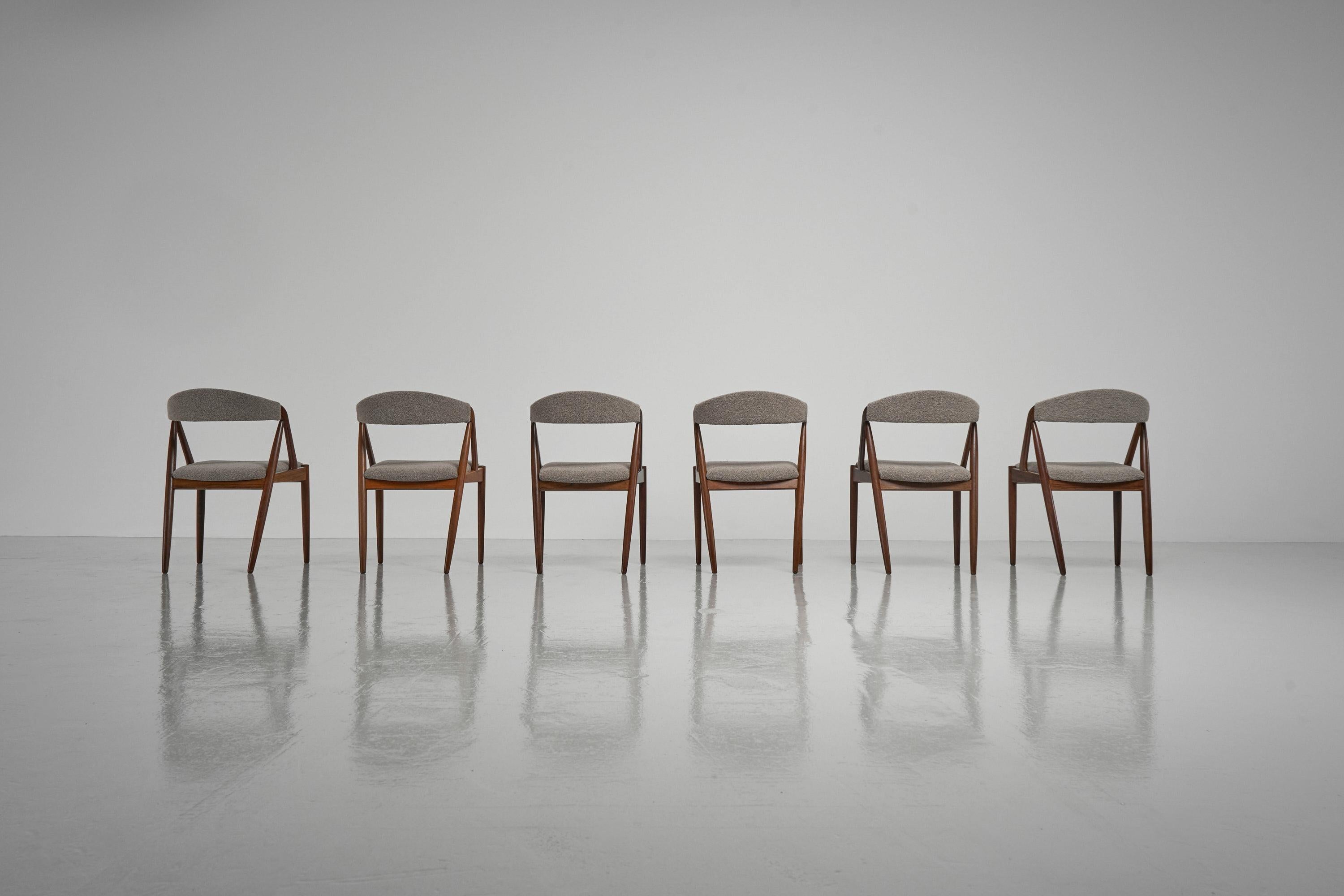 Kai Kristiansen Model 31 Chairs Schou Andersen, Denmark, 1956 1