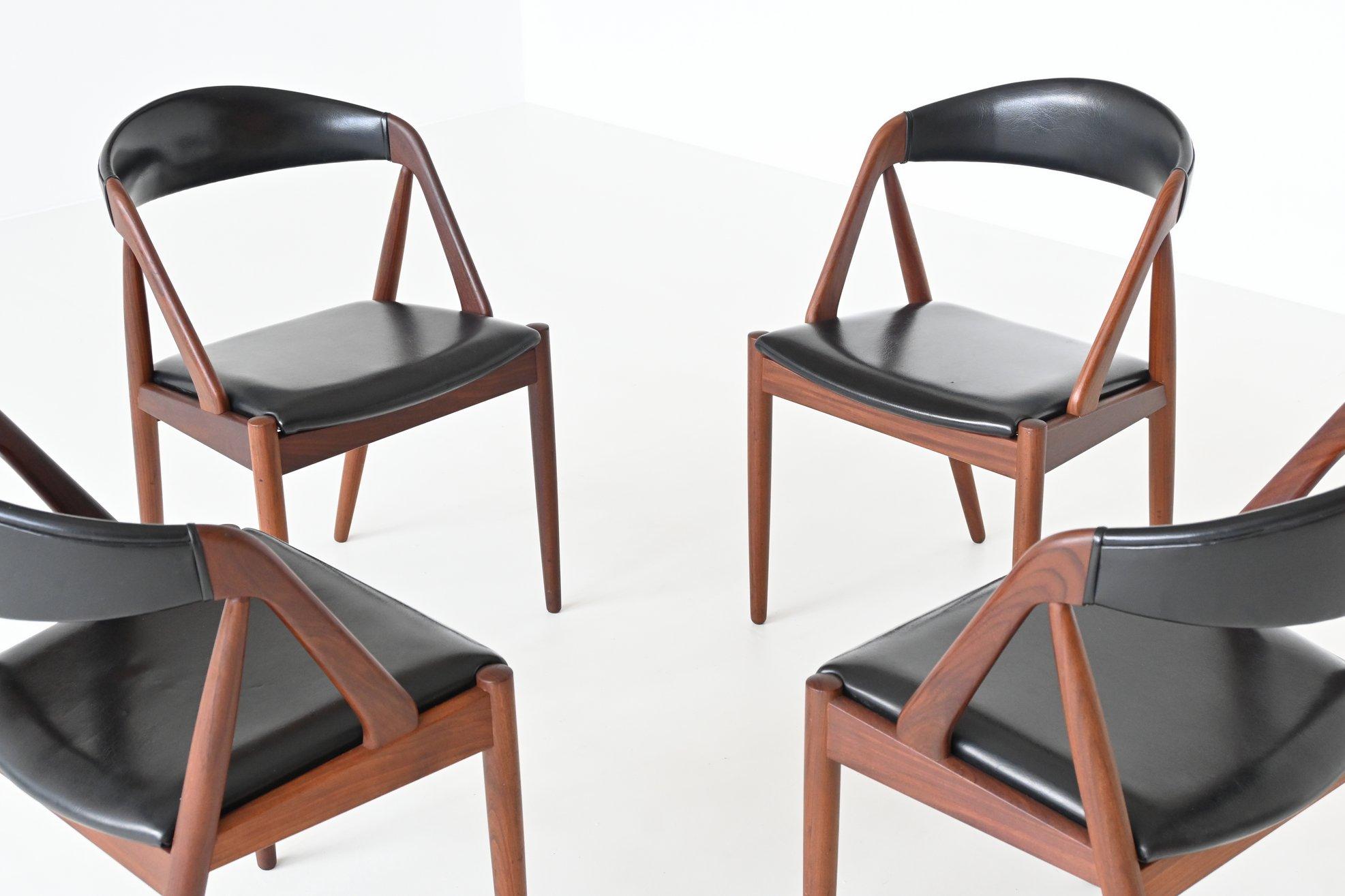 Kai Kristiansen Model 31 Dining Chairs Schou Andersen Denmark 1956 4