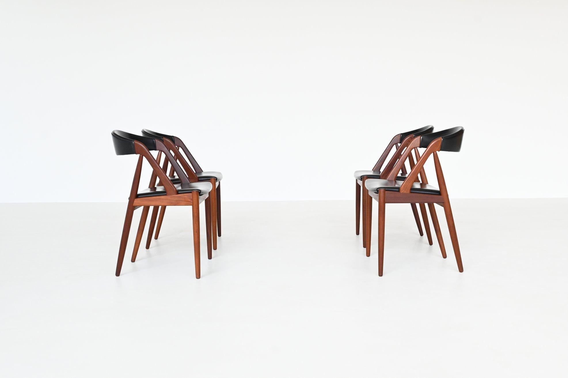 Kai Kristiansen Model 31 Dining Chairs Schou Andersen Denmark 1956 5