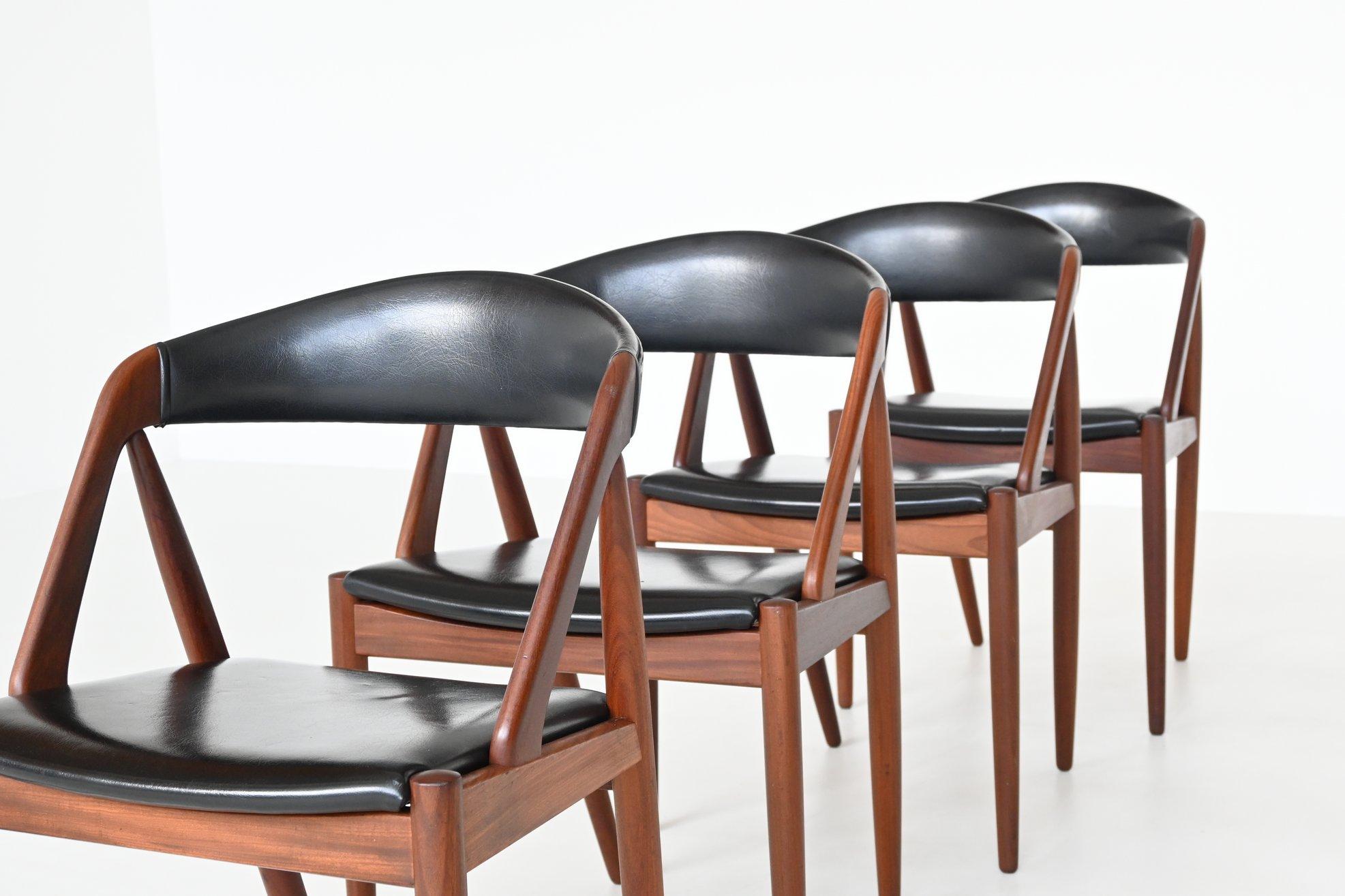 Kai Kristiansen Model 31 Dining Chairs Schou Andersen Denmark 1956 7