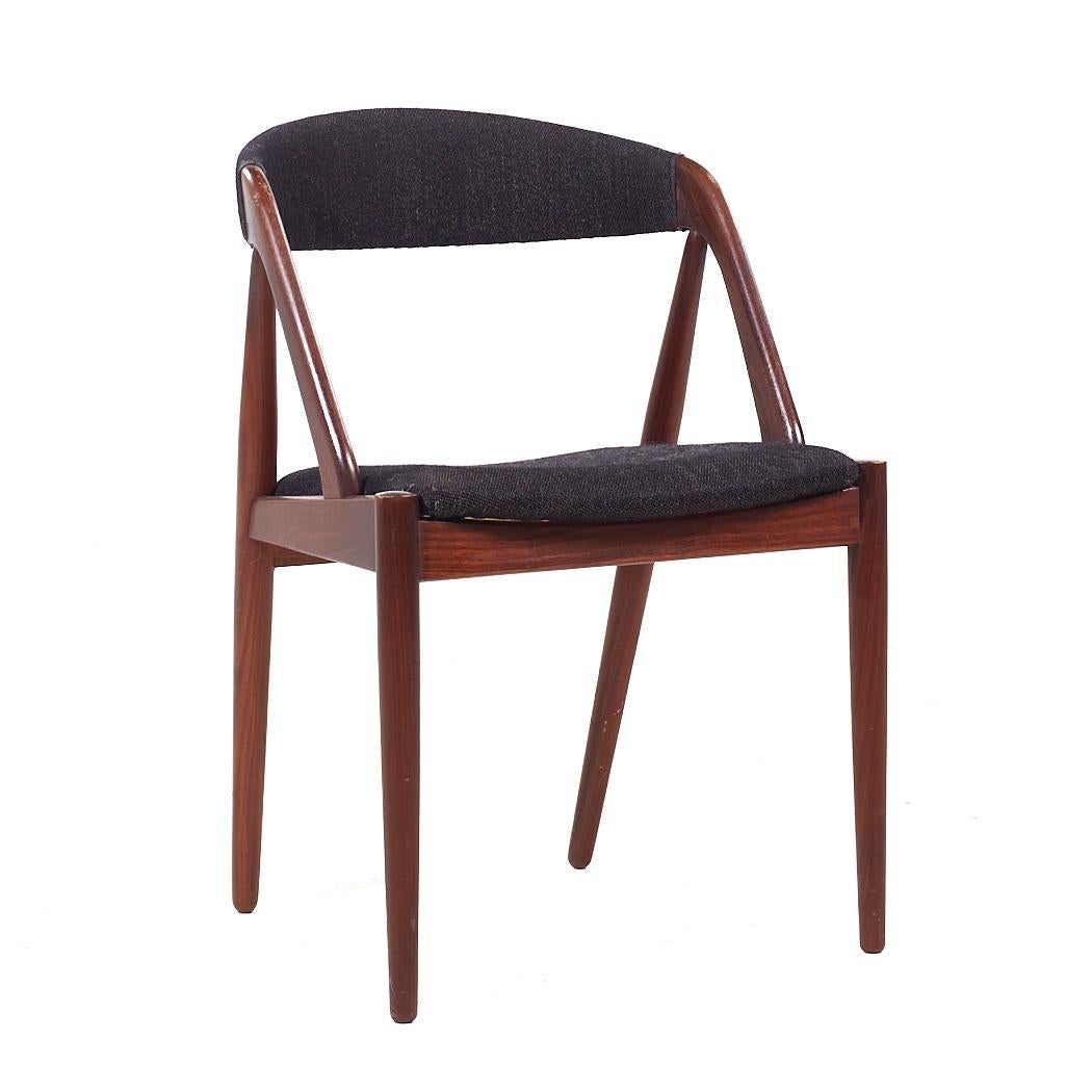 Danese Kai Kristiansen Modello 31 - Set di 6 sedie da pranzo in teak danese di metà secolo in vendita