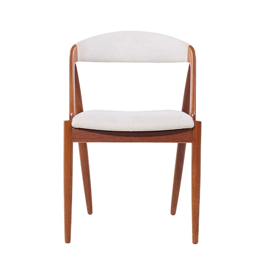 Kai Kristiansen Modelo 31 Sillas de comedor danesas de teca de mediados de siglo - Juego de 6 en Bueno estado para la venta en Countryside, IL