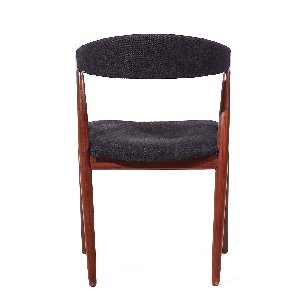 Kai Kristiansen Modello 31 - Set di 6 sedie da pranzo in teak danese di metà secolo in vendita 1