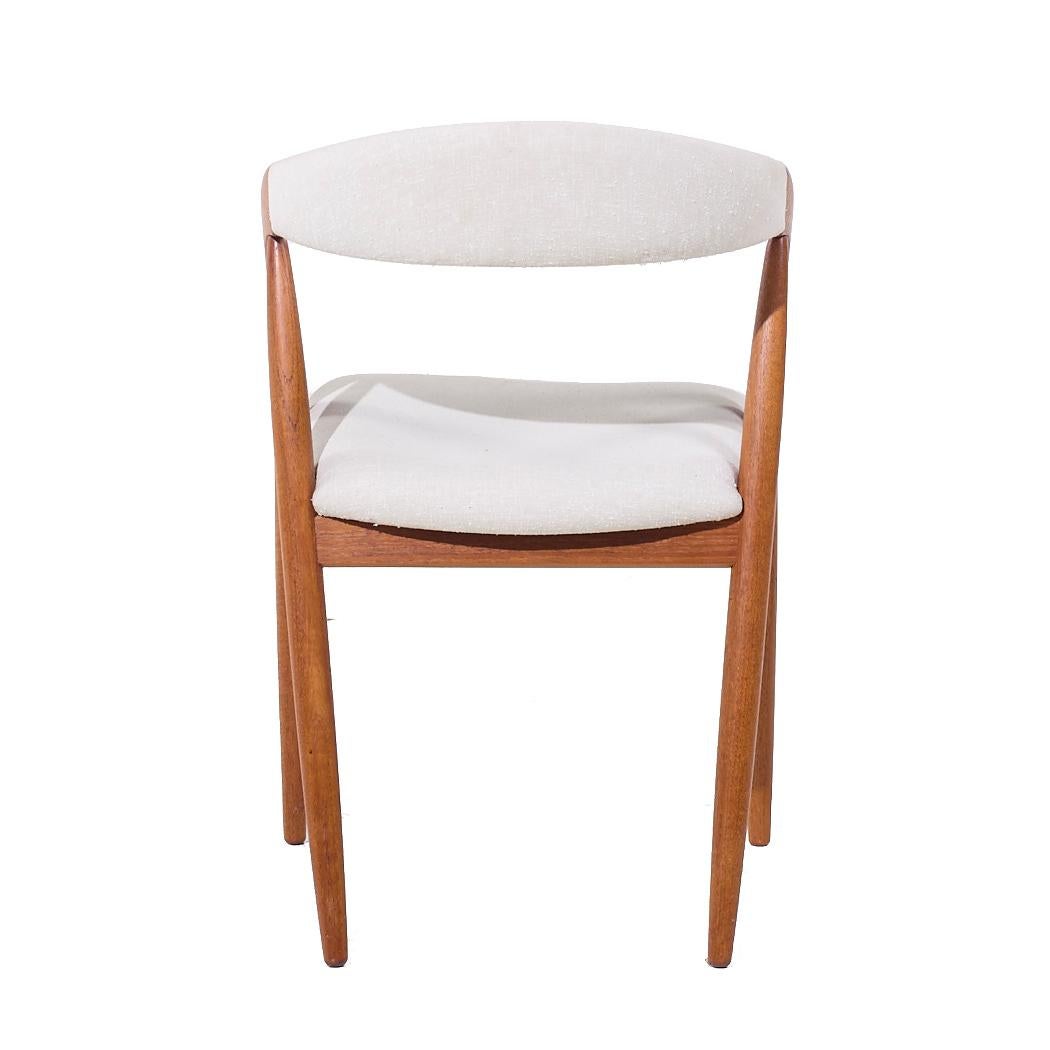 Kai Kristiansen Modelo 31 Sillas de comedor danesas de teca de mediados de siglo - Juego de 6 en venta 1