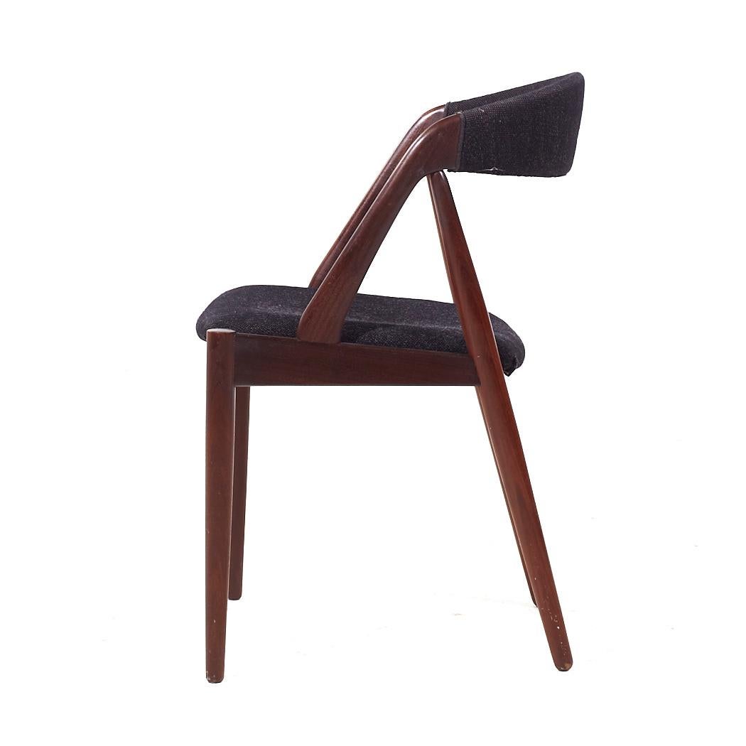 Kai Kristiansen Modello 31 - Set di 6 sedie da pranzo in teak danese di metà secolo in vendita 2