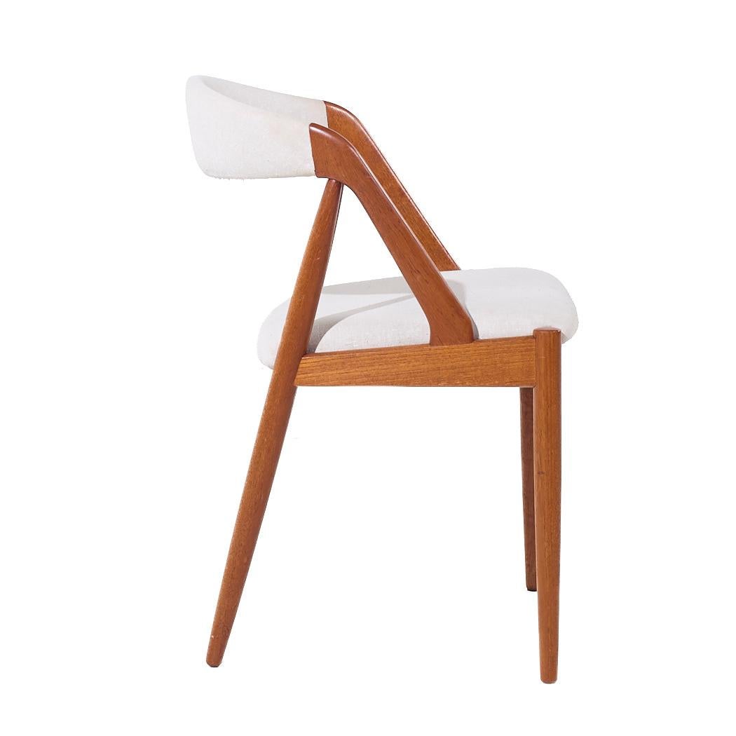 Kai Kristiansen Modelo 31 Sillas de comedor danesas de teca de mediados de siglo - Juego de 6 en venta 2