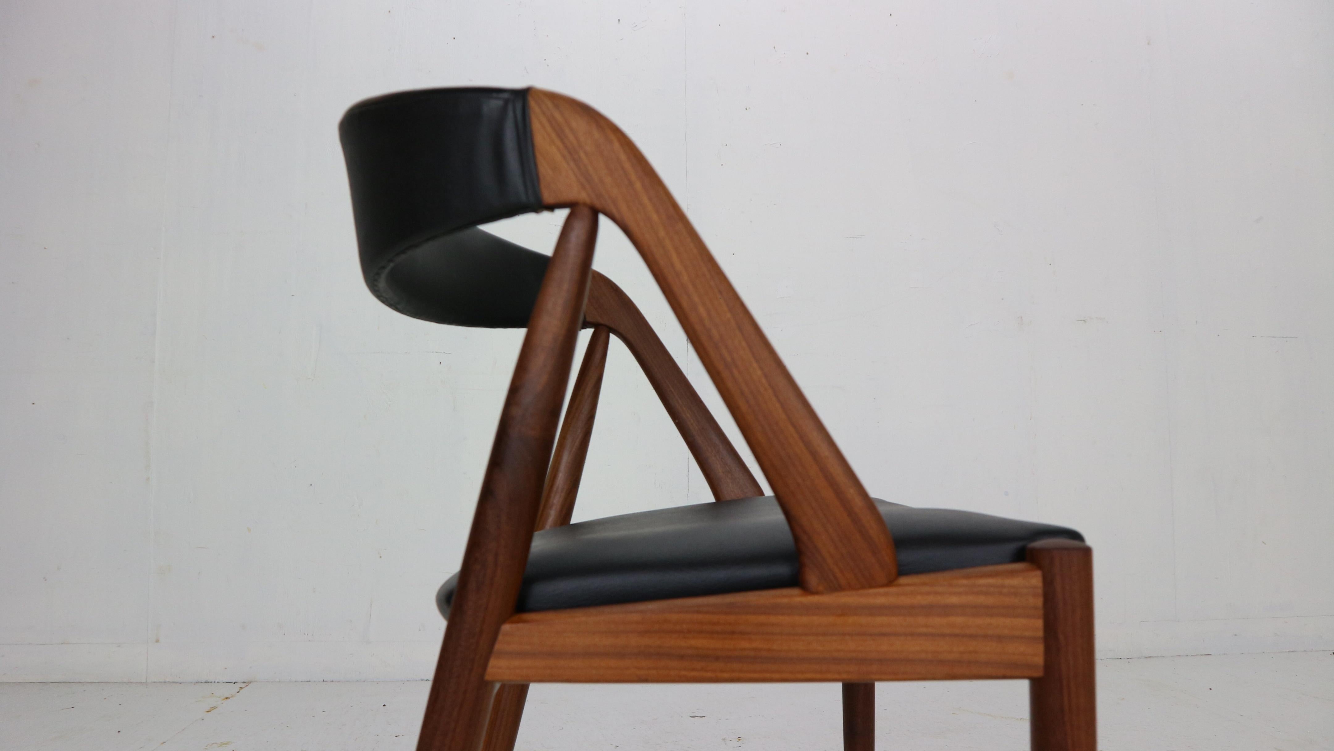 Kai Kristiansen Model 31 Set of 4 Teak 'a' Frame Chairs for Schou Andersen, 1960 8