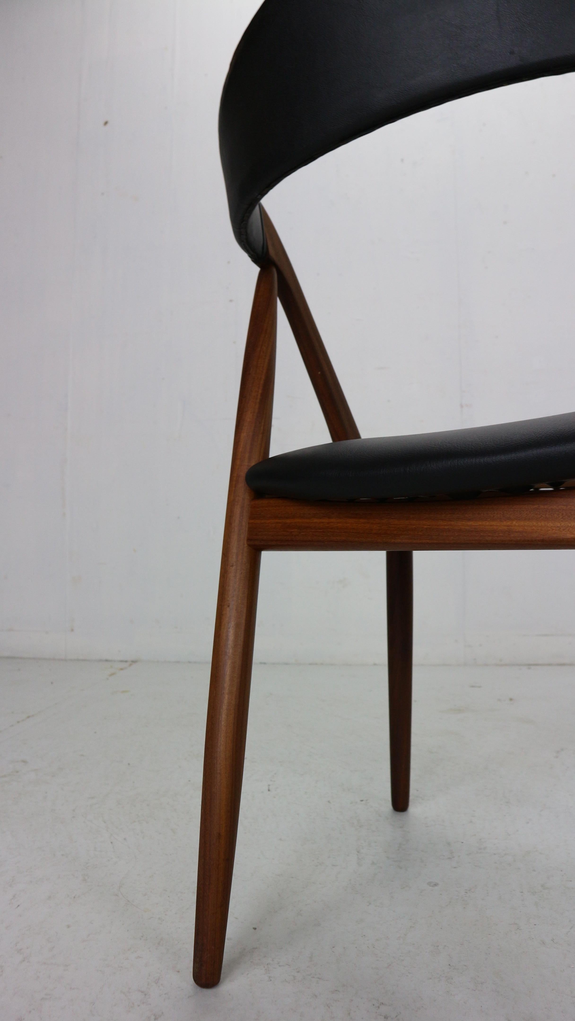 Kai Kristiansen Model 31 Set of 4 Teak 'a' Frame Chairs for Schou Andersen, 1960 10