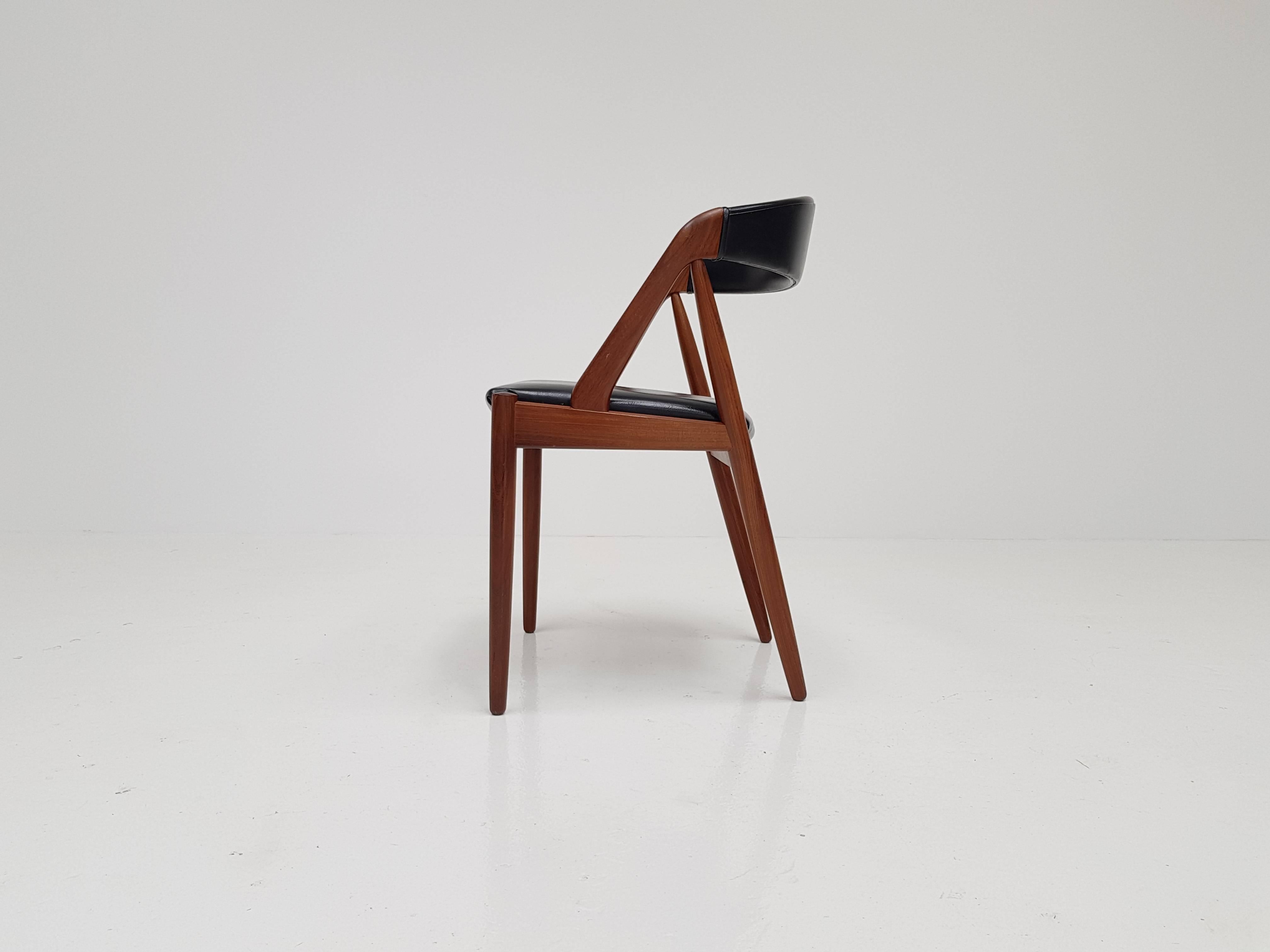 Mid-Century Modern Kai Kristiansen Model 31 Teak 'A' Frame Chair for Schou Andersen, 1960s