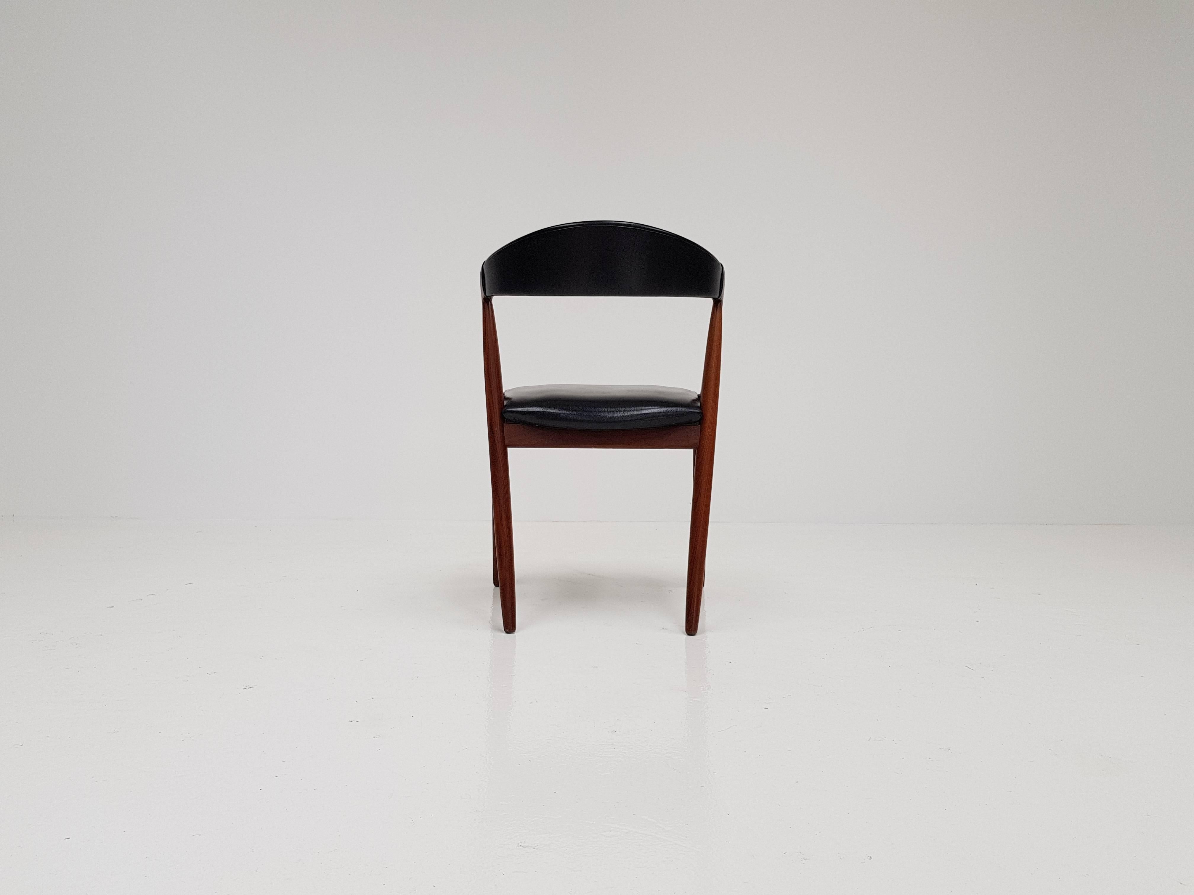 Kai Kristiansen Model 31 Teak 'A' Frame Chair for Schou Andersen, 1960s In Good Condition In London Road, Baldock, Hertfordshire