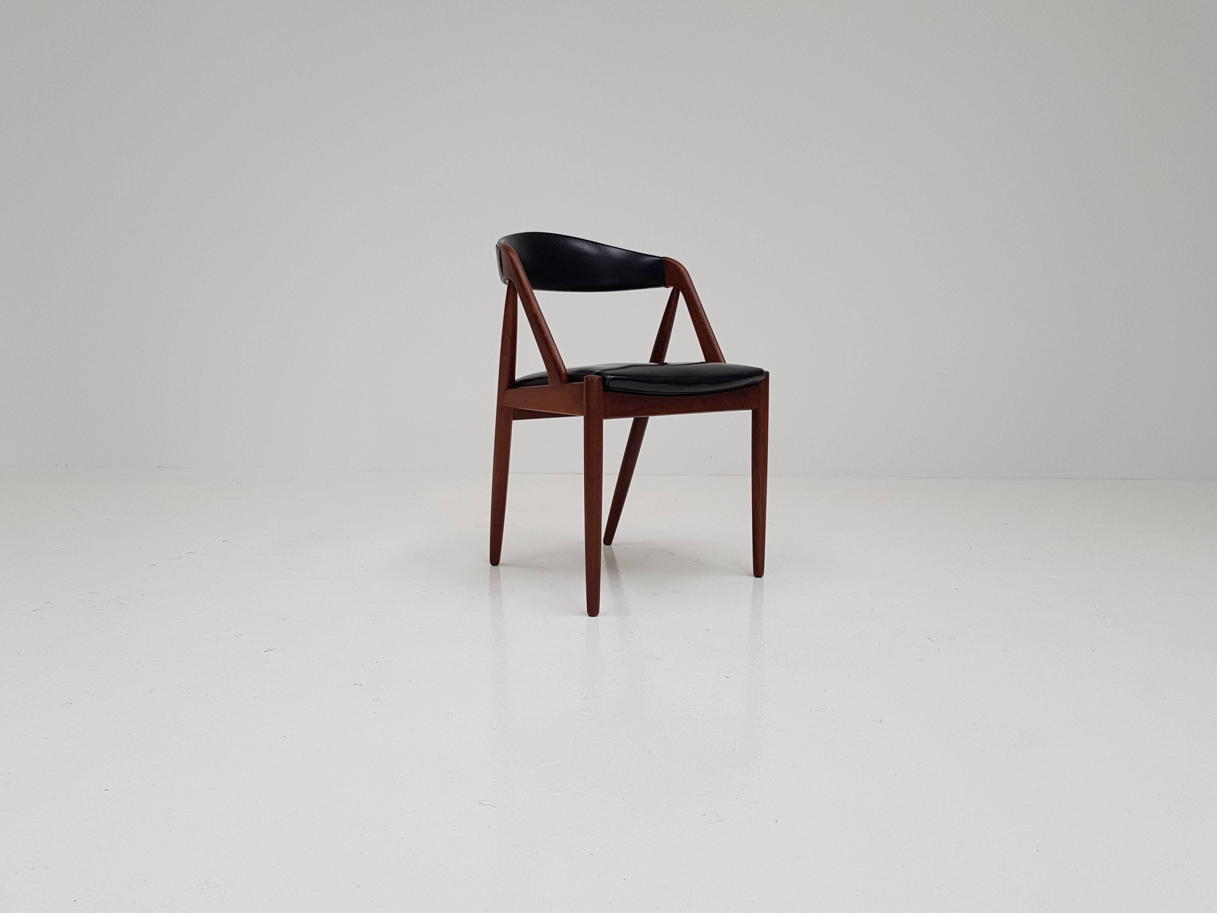 Kai Kristiansen Model 31 Teak 'A' Frame Chair for Schou Andersen, 1960s 1