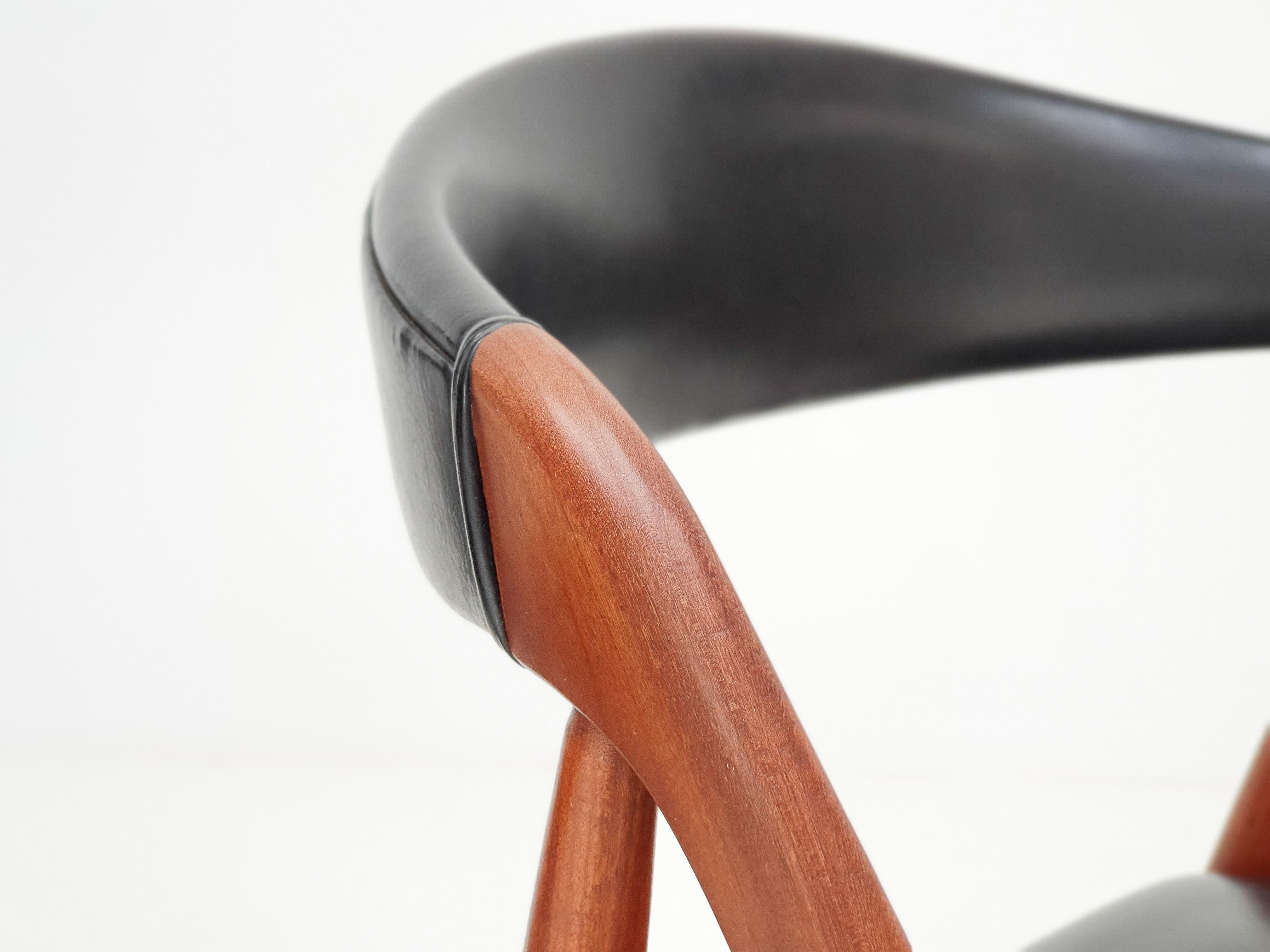 Kai Kristiansen Model 31 Teak 'a' Frame Chairs for Schou Andersen, 1960s 2