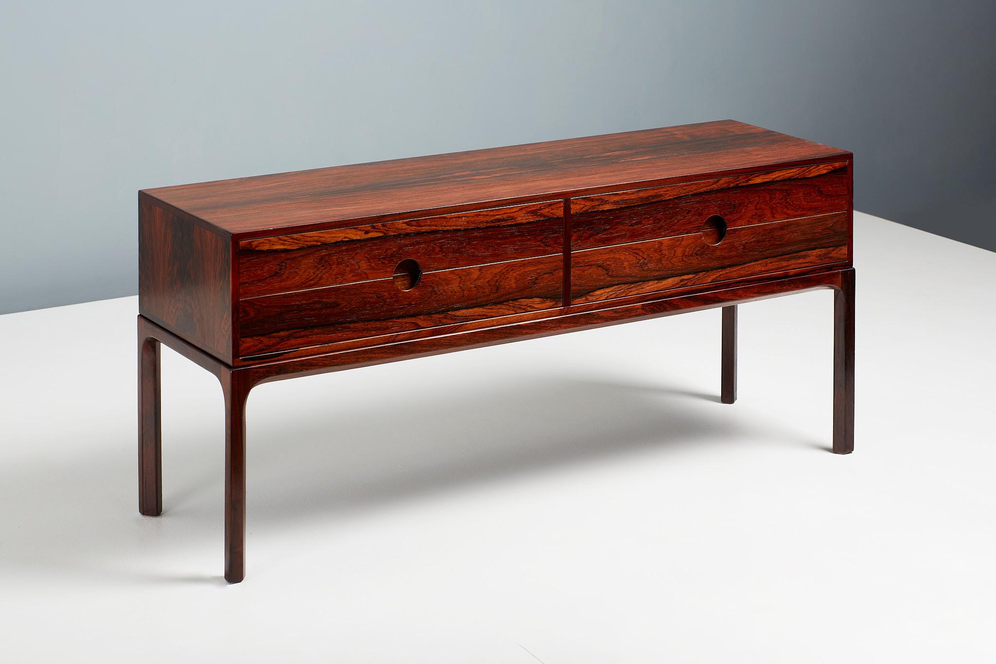 Danish Kai Kristiansen Model 384 Rosewood Chest, 1960s For Sale