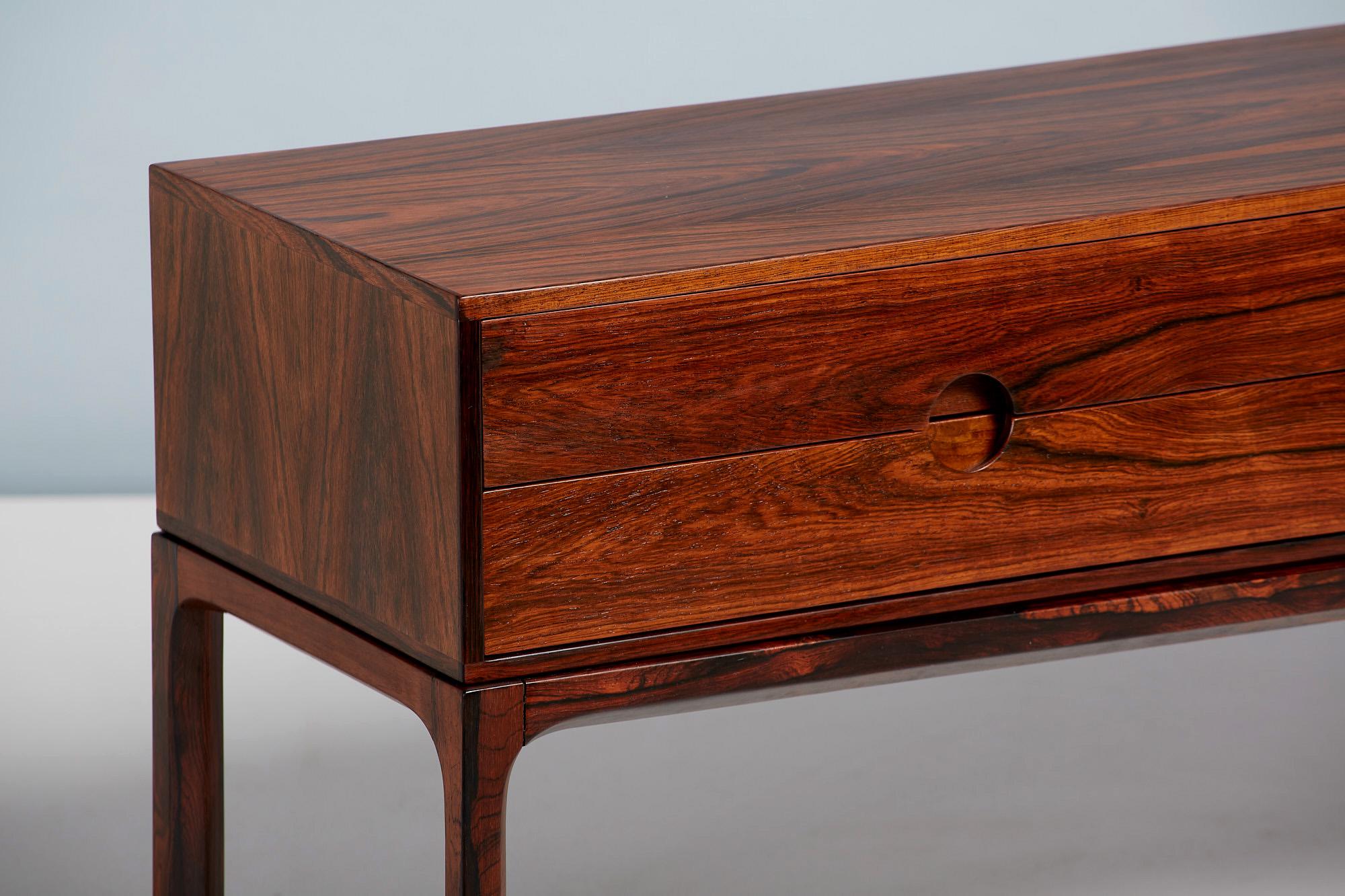 Danish Kai Kristiansen Model 394 Rosewood Chest, 1960s For Sale