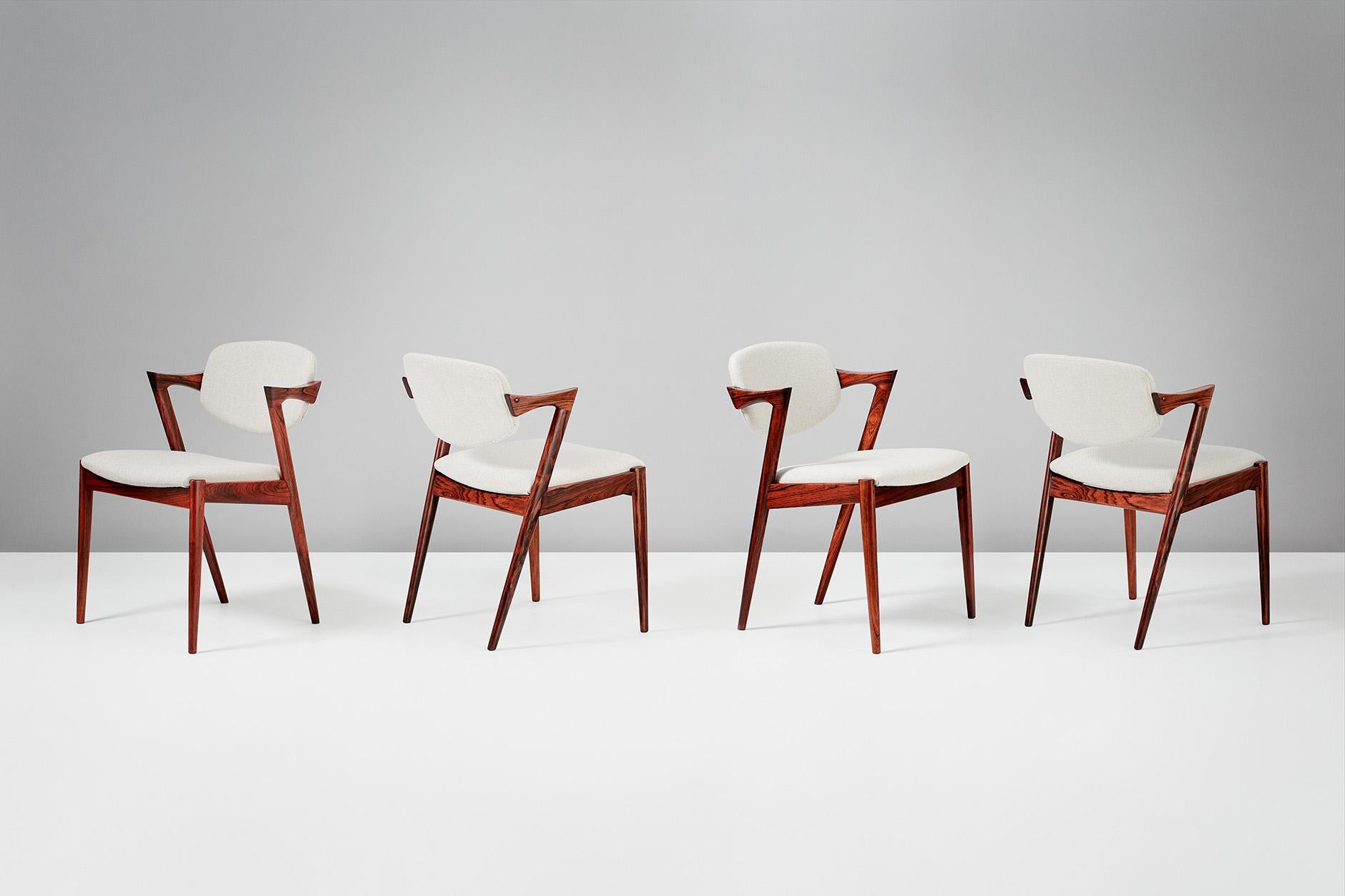 Kai Kristiansen Model 42 Dining Chairs, Rosewood 4