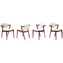 Kai Kristiansen Model 42 Dining Chairs, Rosewood