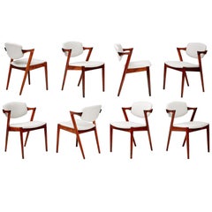 Kai Kristiansen Model 42 Dining Chairs, Rosewood