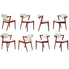 Kai Kristiansen Model 42 Dining Chairs, Rosewood Kai Kristiansen Model 42 Dining Chairs, Rosewood