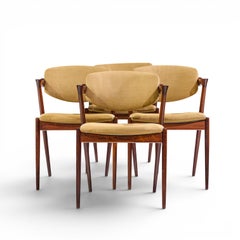 Sedie "Z" in palissandro danese di Kai Kristiansen, modello 42, stile Mid-Century - Set da 4