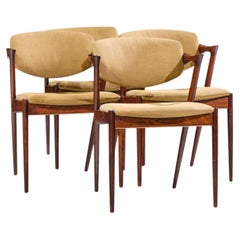 Sedie "Z" in palissandro danese di Kai Kristiansen, modello 42, stile Mid-Century - Set da 4