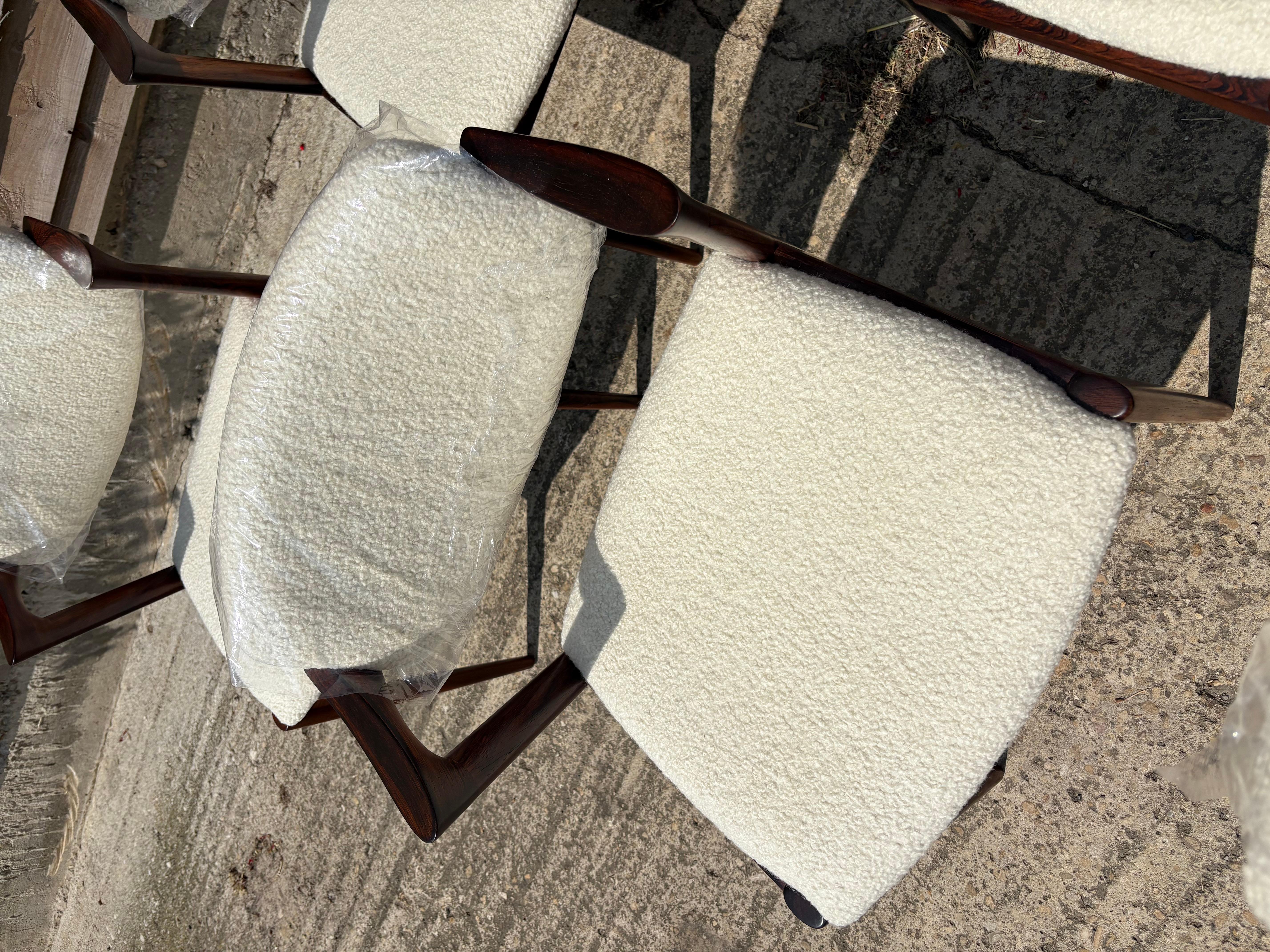 Kai Kristiansen Modello 42 Rivestito in Boucle di Cashmere in vendita 7