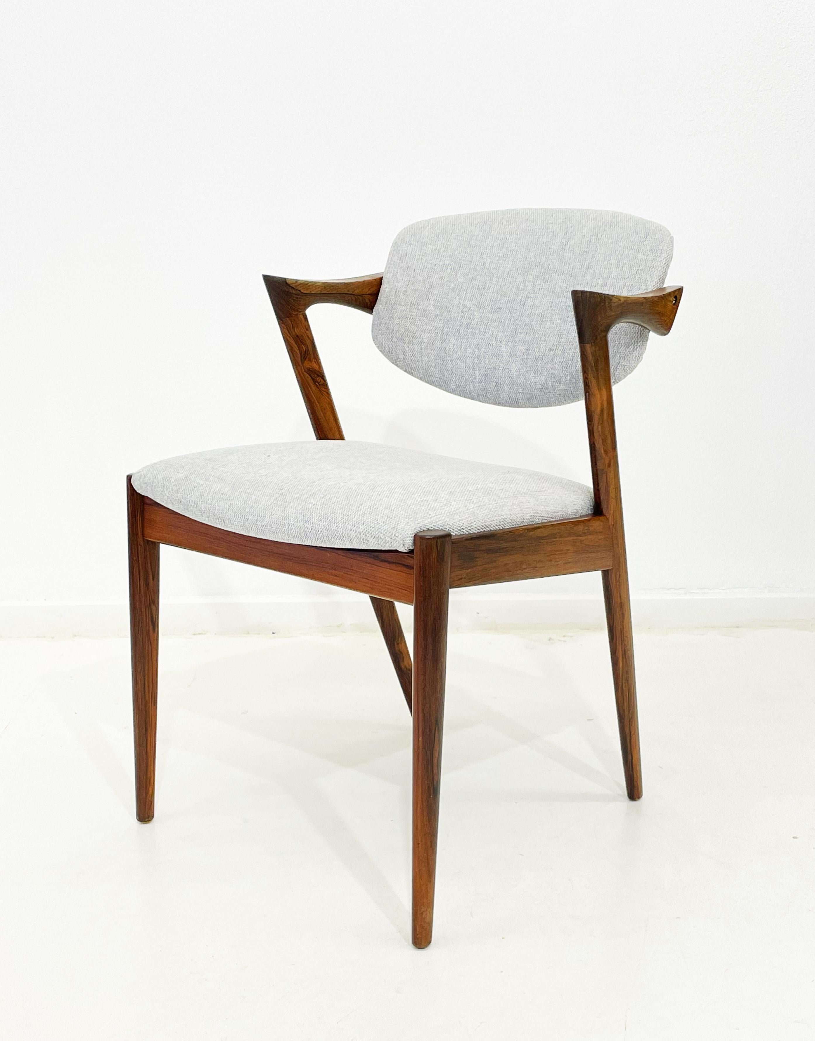 Kai Kristiansen Model 42 Rosewood Dinning Chairs 1