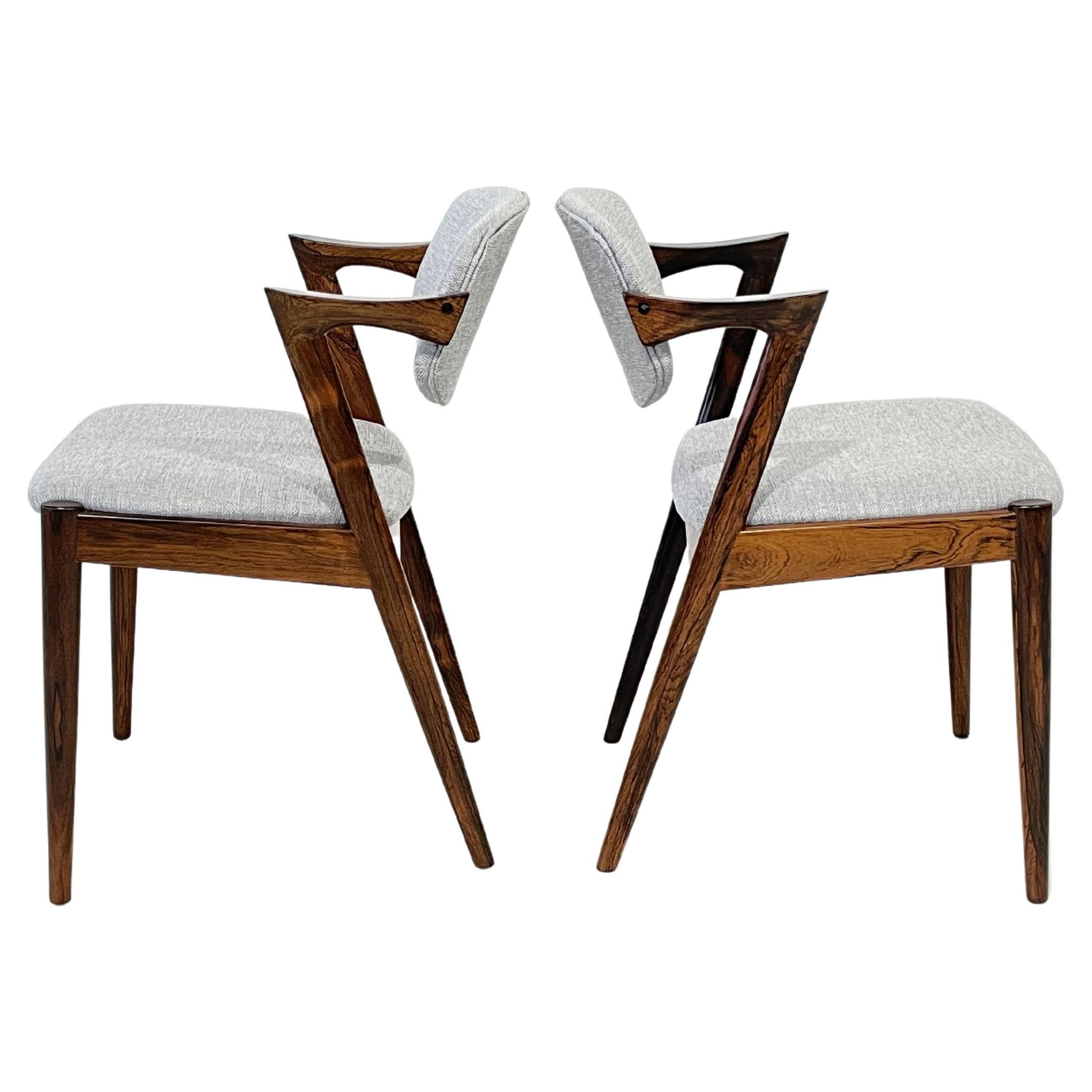 Kai Kristiansen Model 42 Rosewood Dinning Chairs