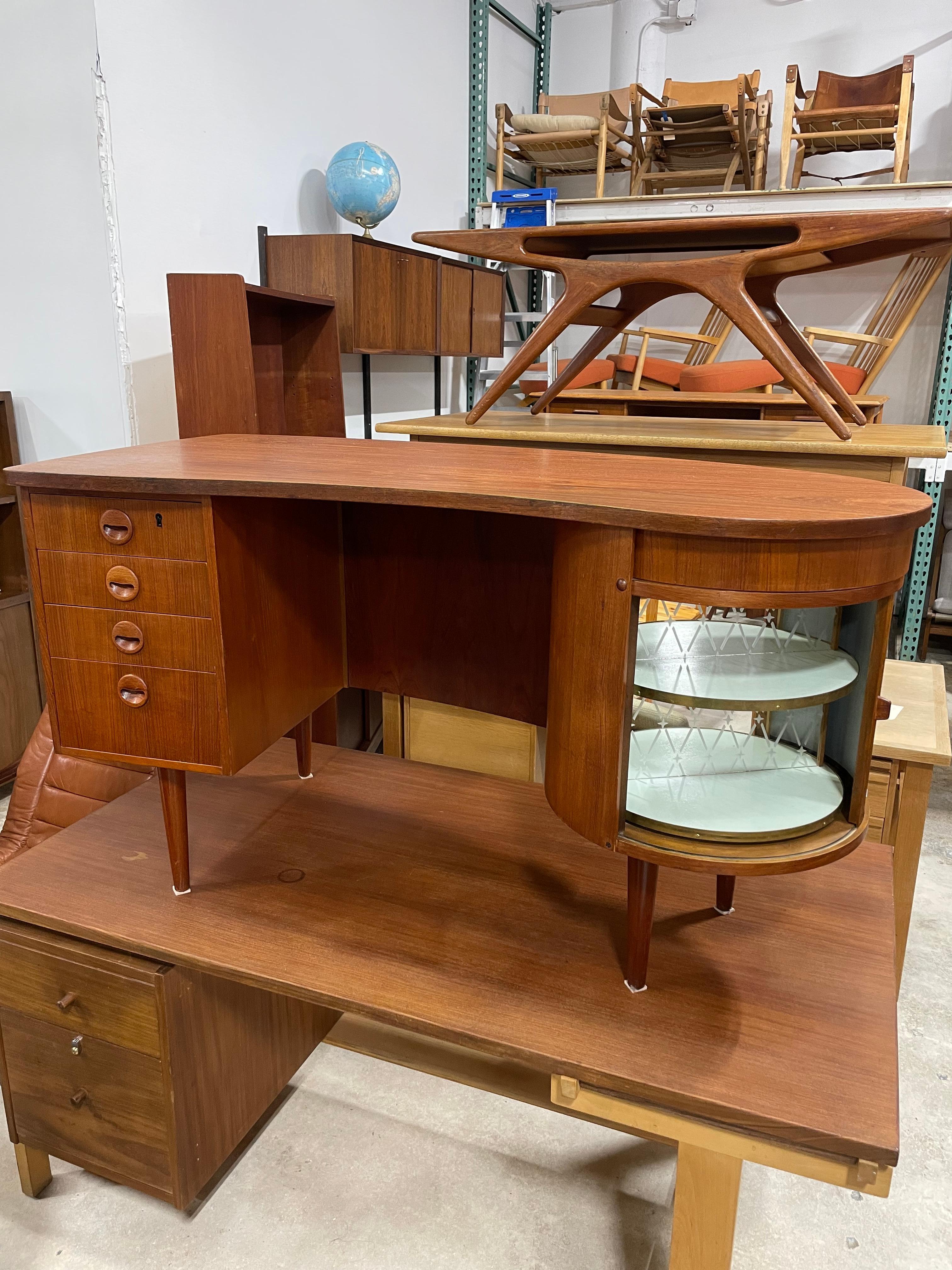 Kai Kristiansen Model 54 Danish Modern Desk 2