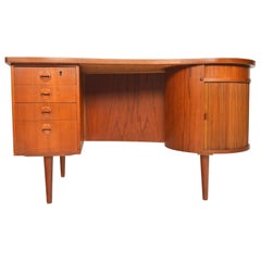 Vintage Kai Kristiansen Model 54 Writing Desk in Teak