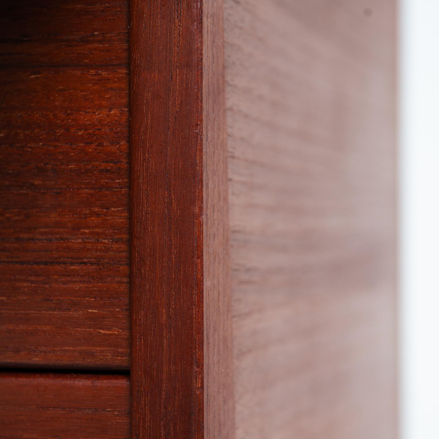 Kai Kristiansen Modell 63 Schreibtisch Teak Sekretär mit Kosmetikspiegel, 1960er Jahre im Angebot 4