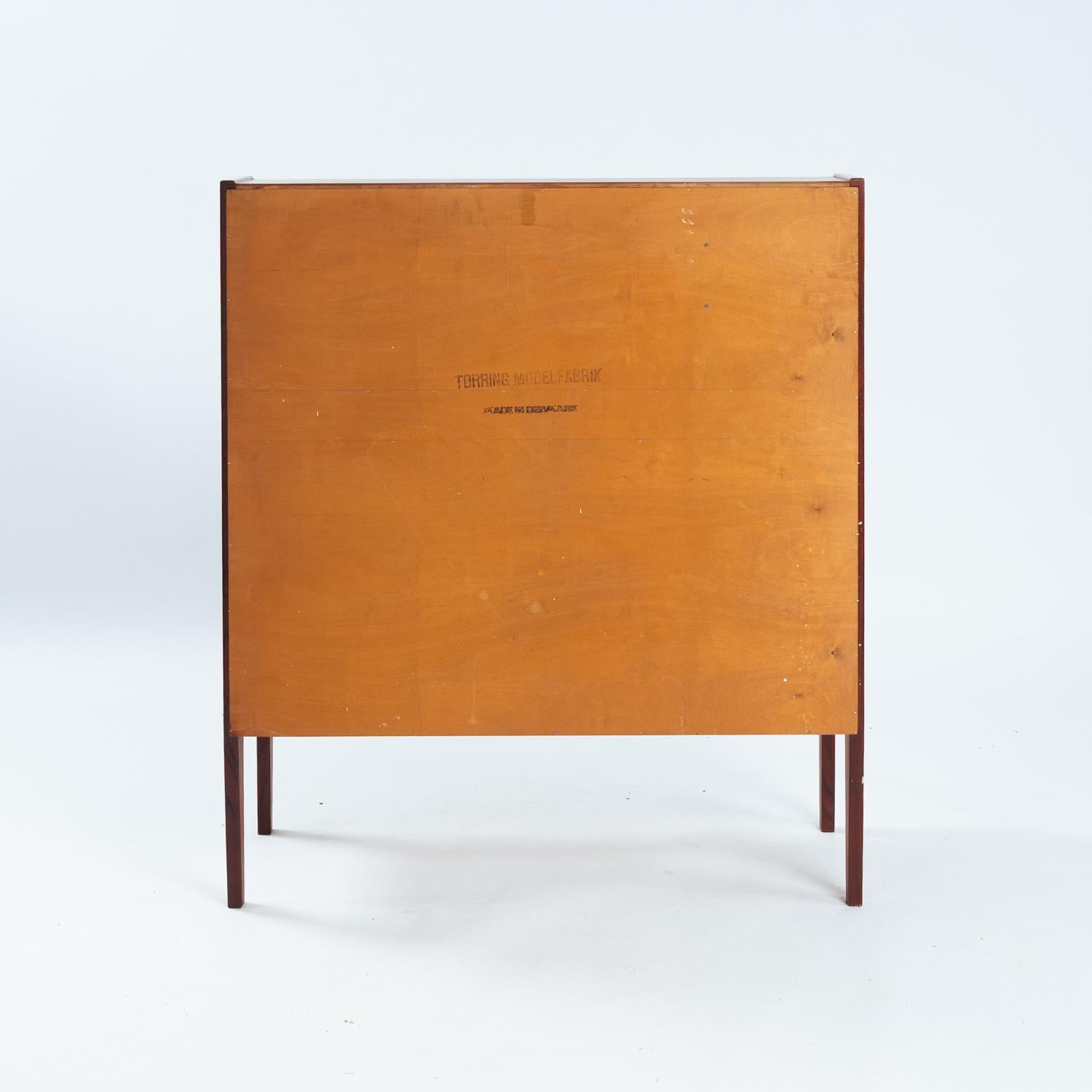 Kai Kristiansen Modell 63 Schreibtisch Teak Sekretär mit Kosmetikspiegel, 1960er Jahre im Angebot 5