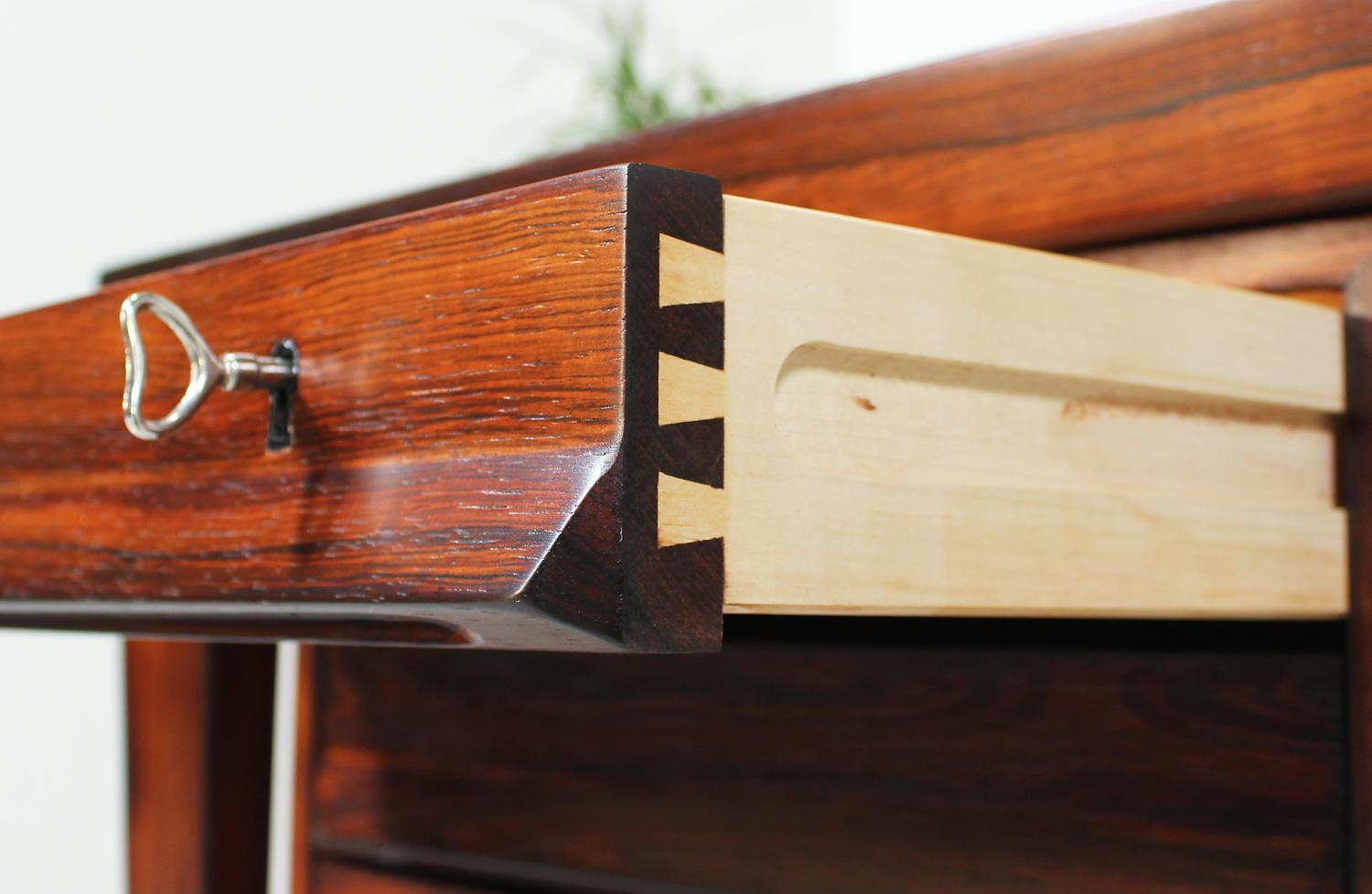 Kai Kristiansen Model-70 Rosewood Desk for Feldballes Møbelfabrik 6