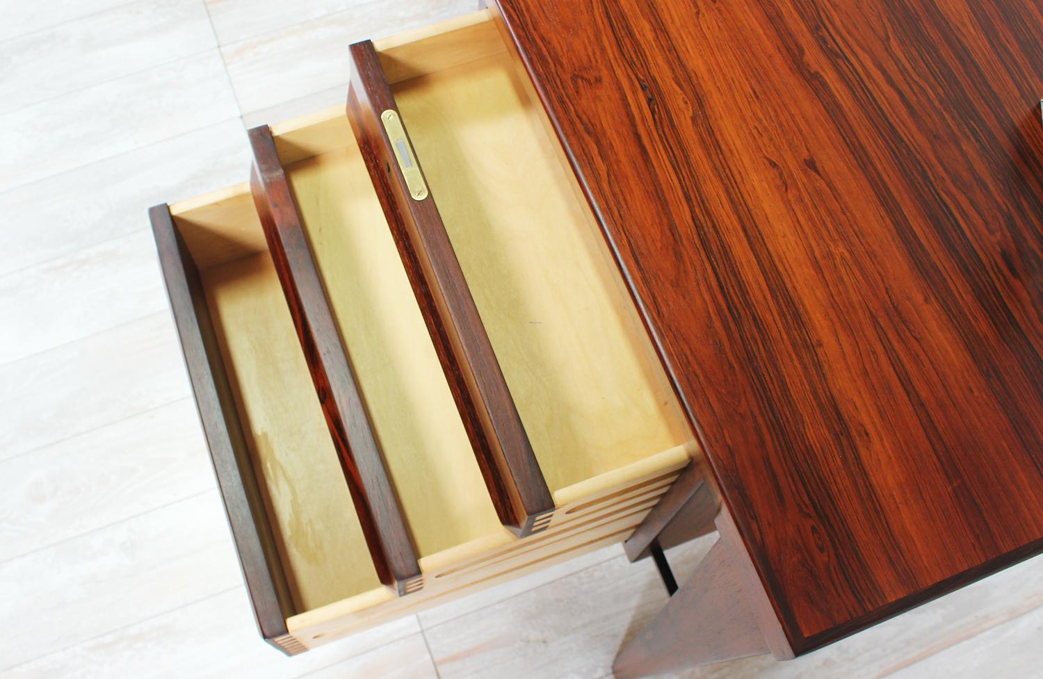 Kai Kristiansen Model-70 Rosewood Desk for Feldballes Møbelfabrik 8