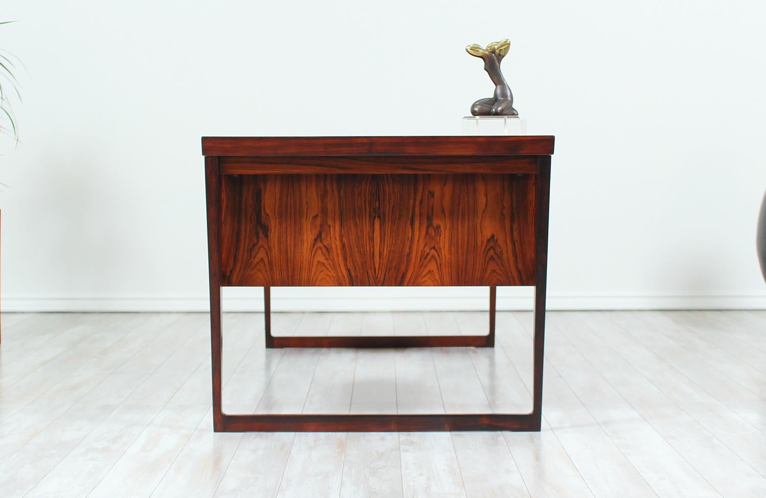 Danish Kai Kristiansen Model-70 Rosewood Desk for Feldballes Møbelfabrik