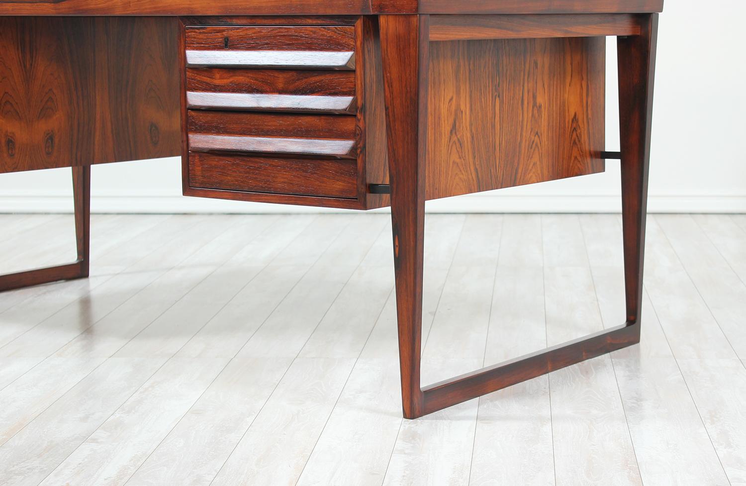Kai Kristiansen Model-70 Rosewood Desk for Feldballes Møbelfabrik 1