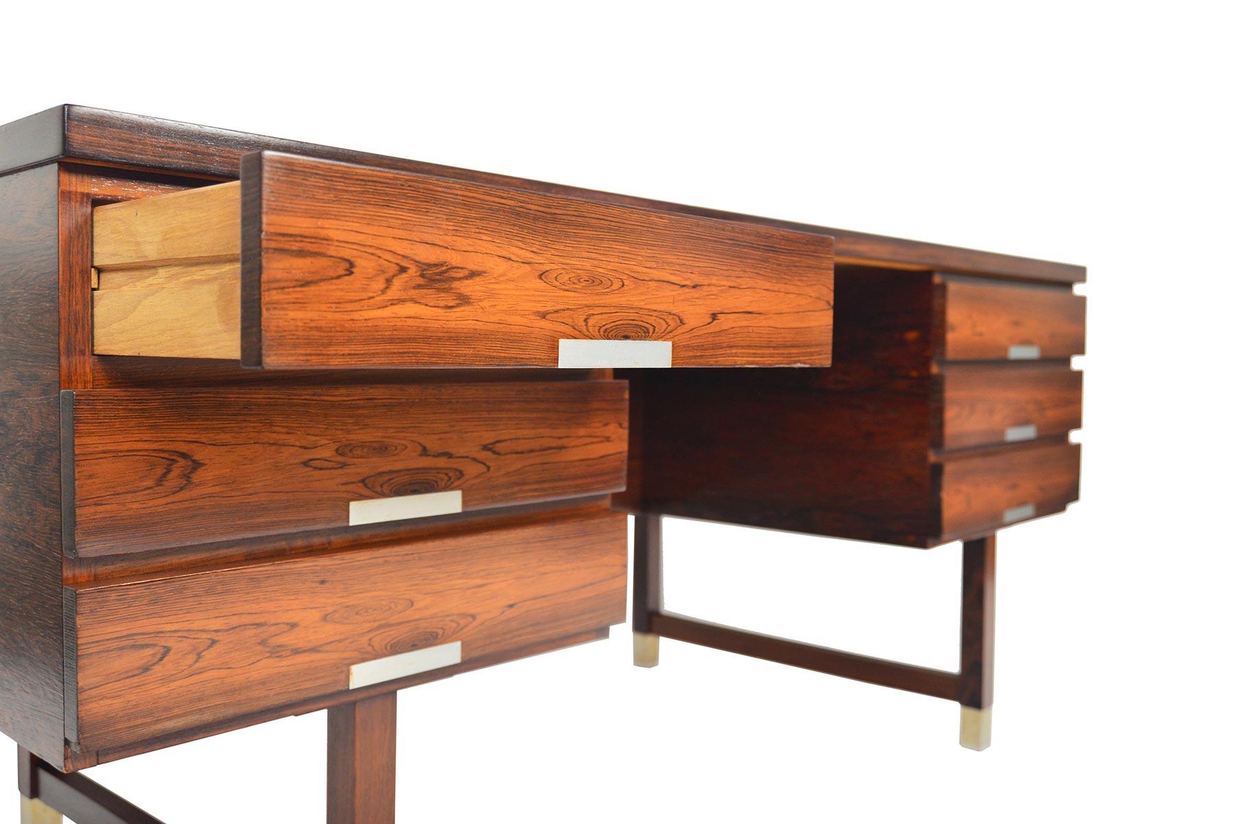 Scandinavian Modern Kai Kristiansen Model EP 401 Rosewood Executive Desk