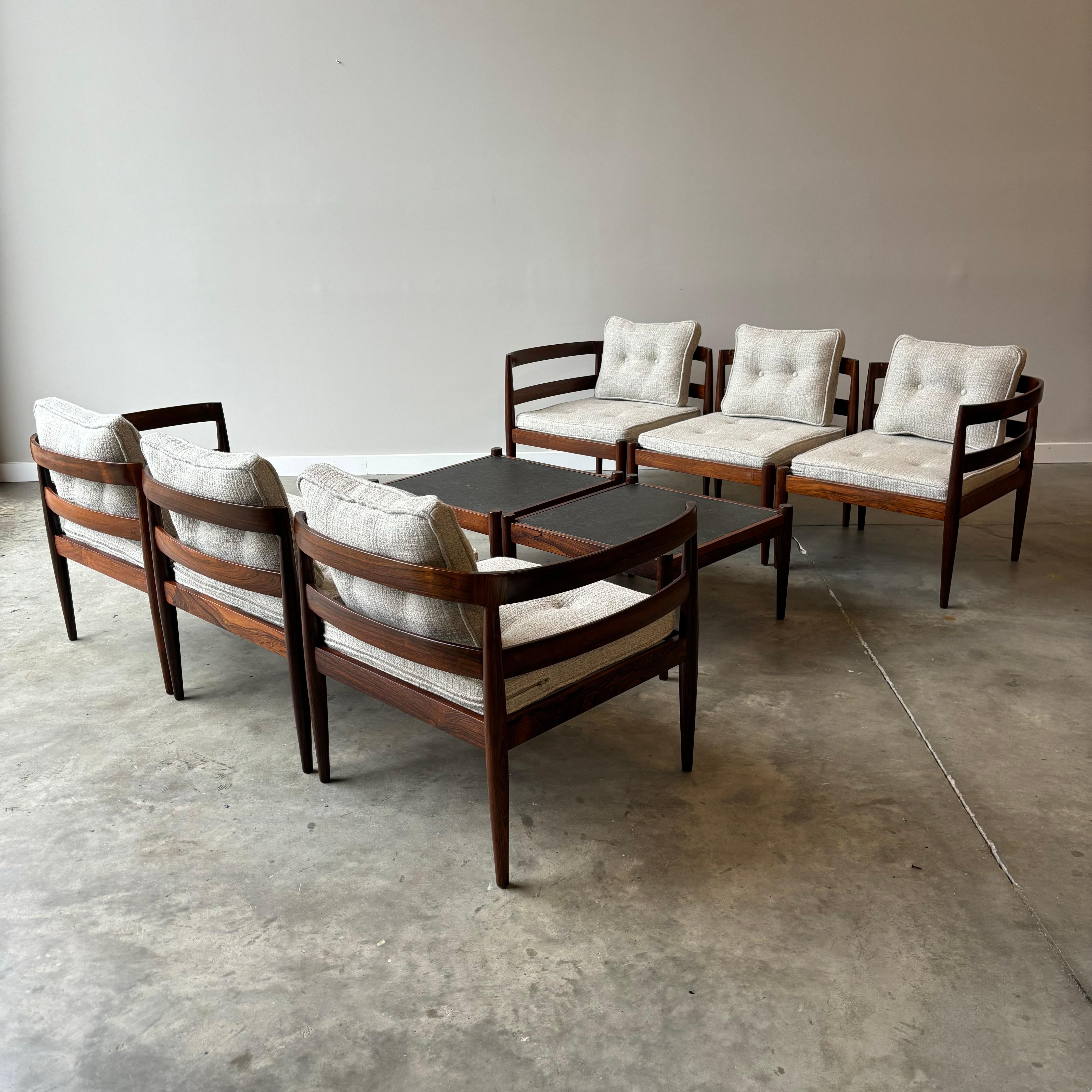 Kai Kristiansen Model Universe Modular Seating Group, Magnus Olesen, 1960s 1